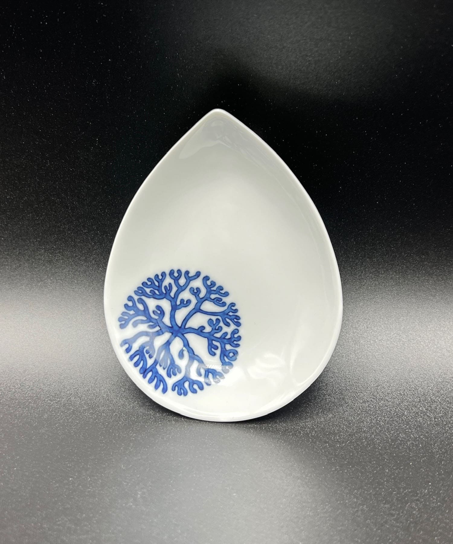 寿芳窯　しずく小皿 青 0
