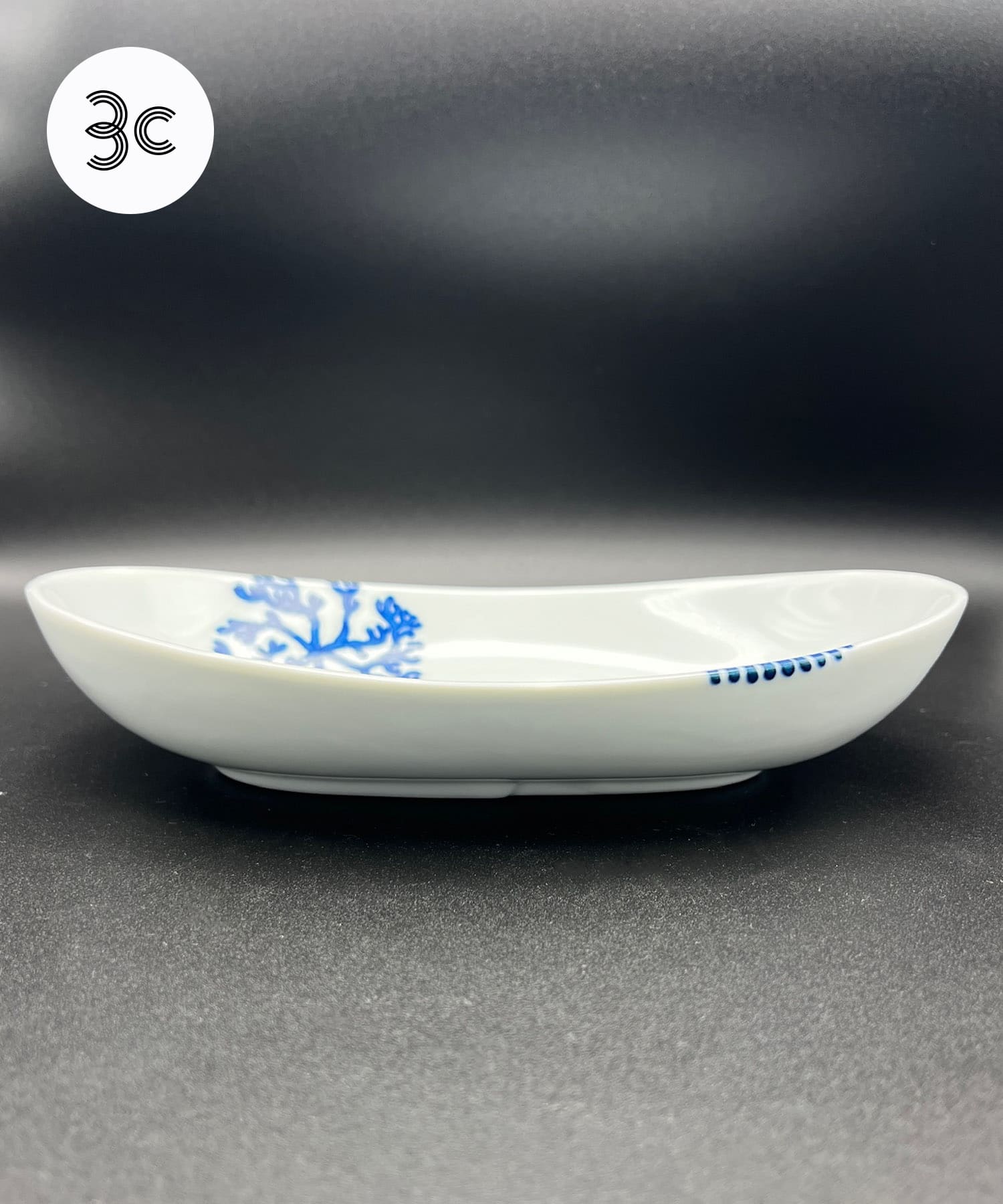 寿芳窯　楕円カレー皿