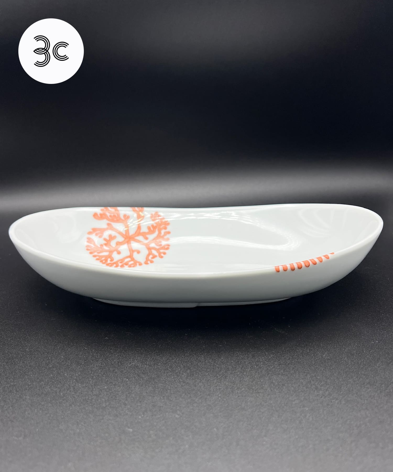 寿芳窯　楕円カレー皿