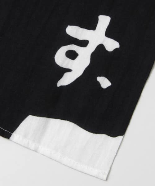 たてまつる　クルス のれん WHT/BLK -