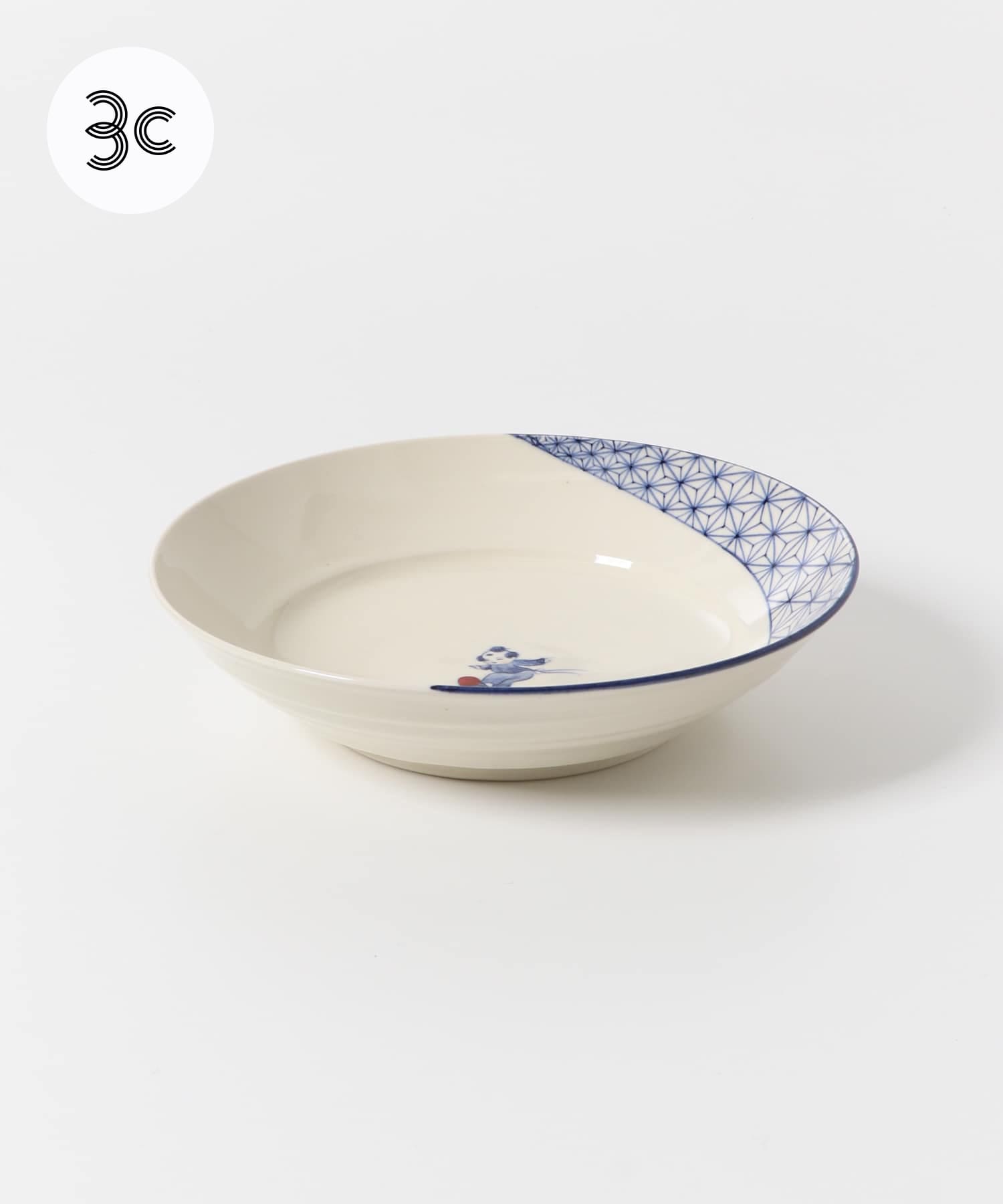 花と風×URBAN RESEARCH　カレー皿スケボー 麻の葉 0