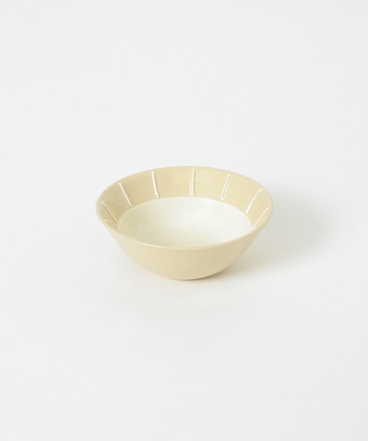 利左エ門窯　小付け ベージュ 0