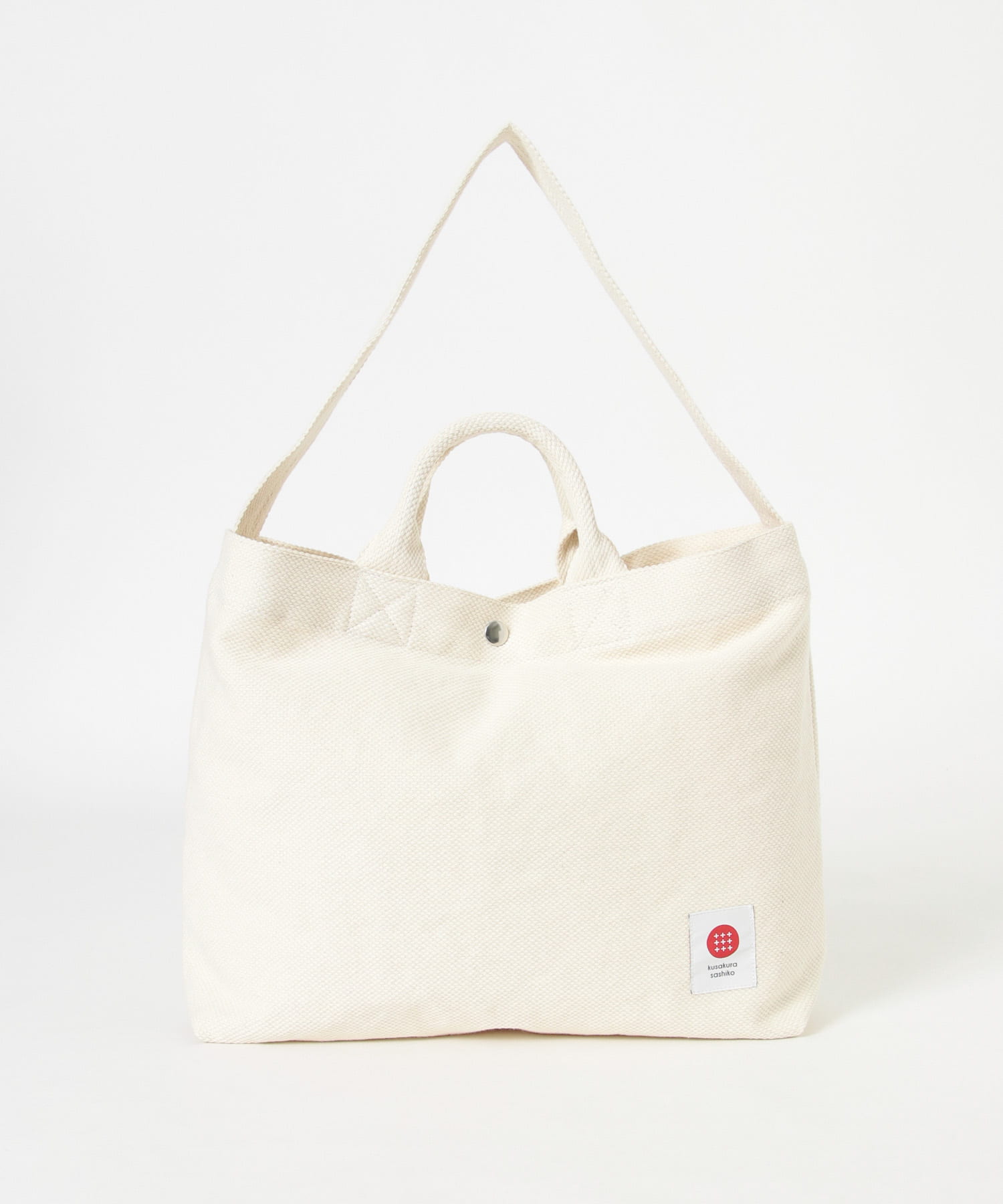 kusakura sashiko　トートバッグM キナリ 0
