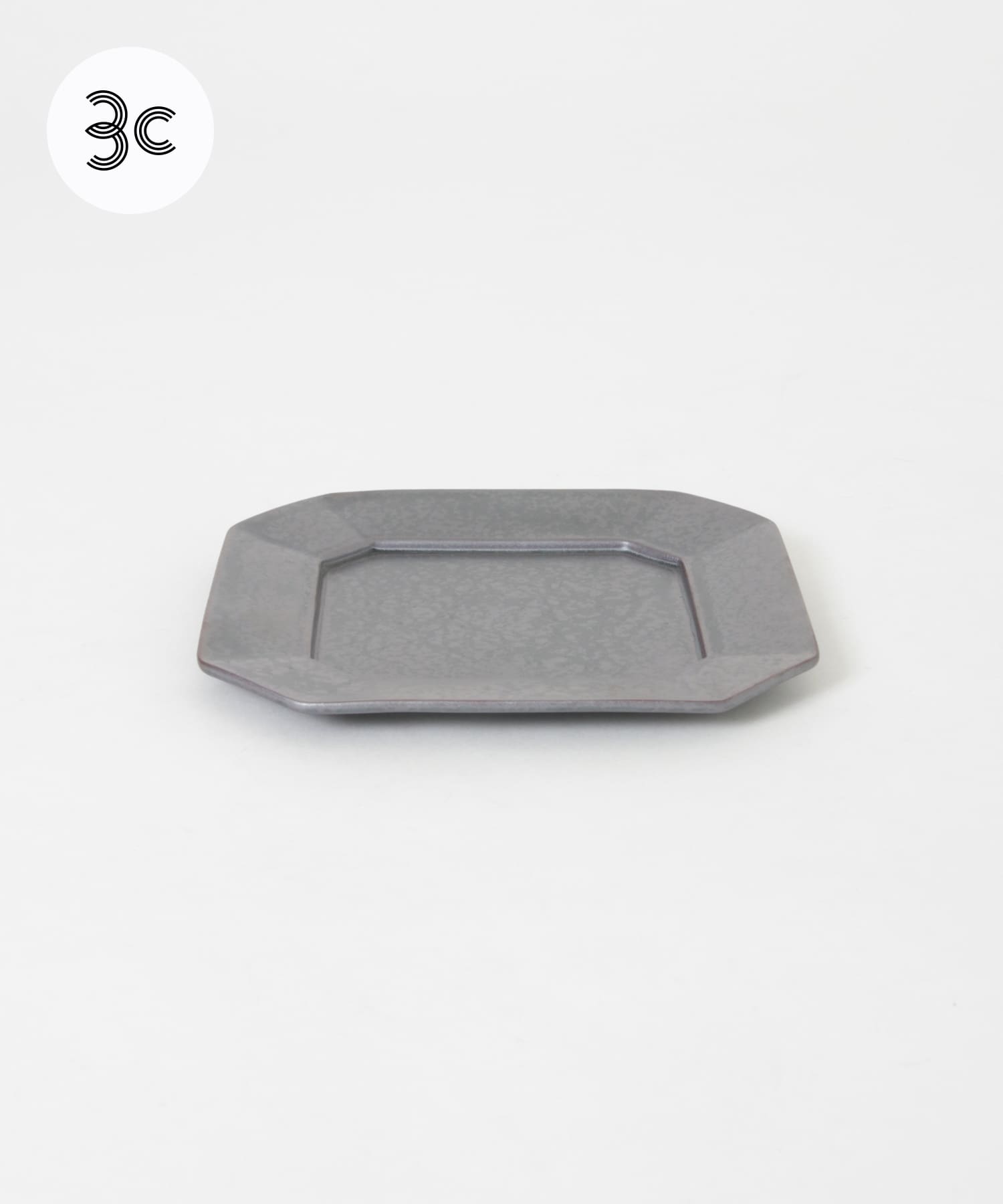 光泉窯　正八角プレート