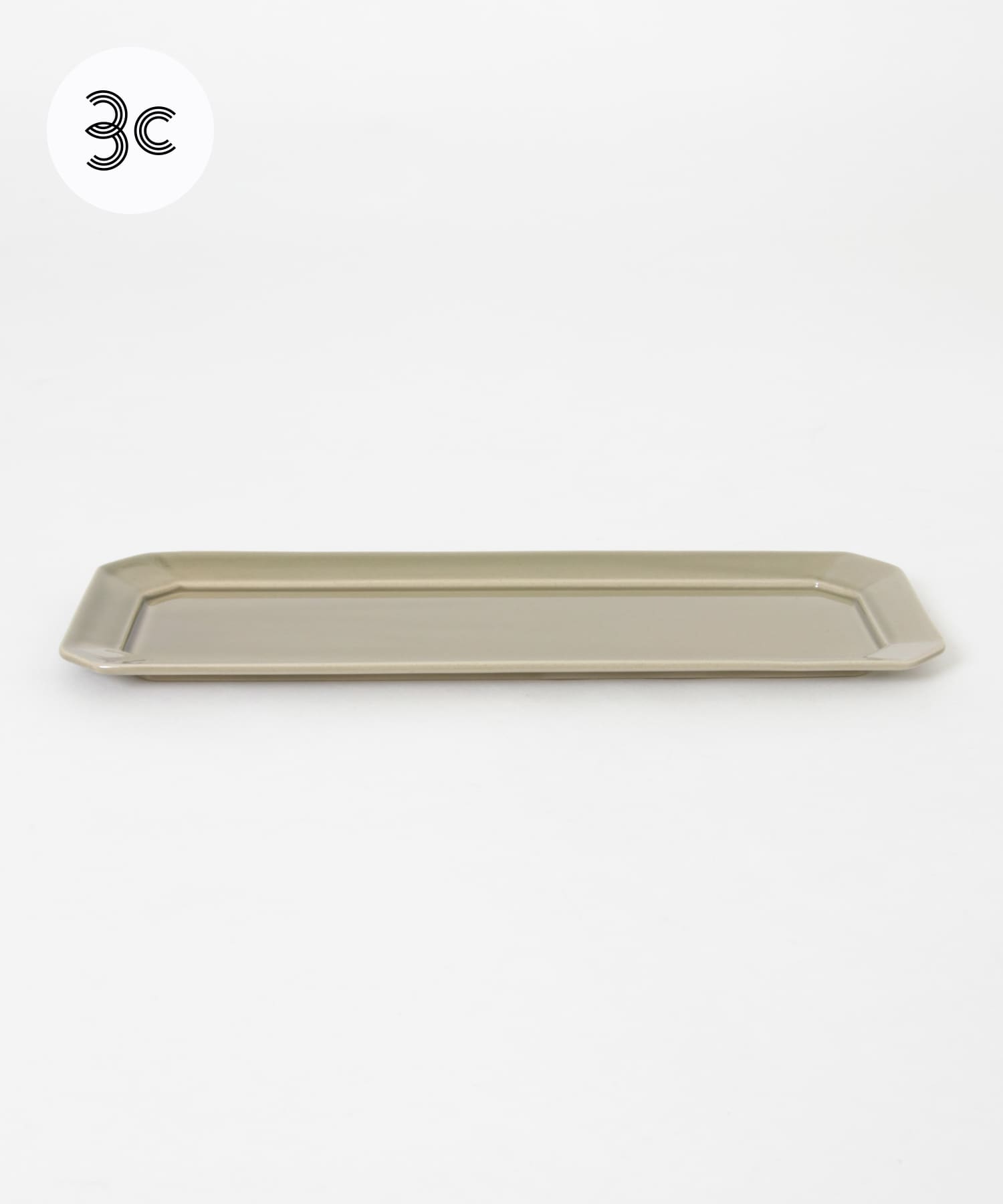 光泉窯　長八角プレート