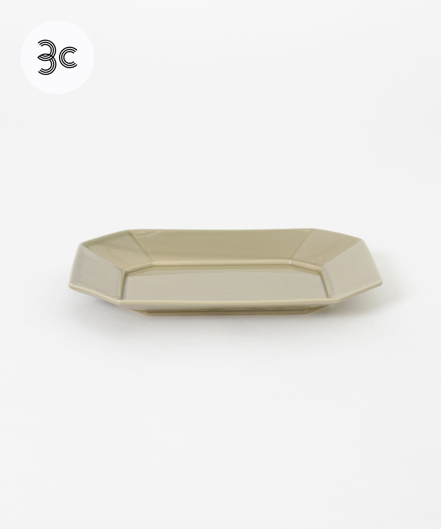 光泉窯　八角プレートL