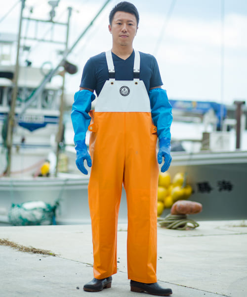 FISHERMAN JAPAN×URBAN RESEARCH　サロペットパンツ BLK×GRY M