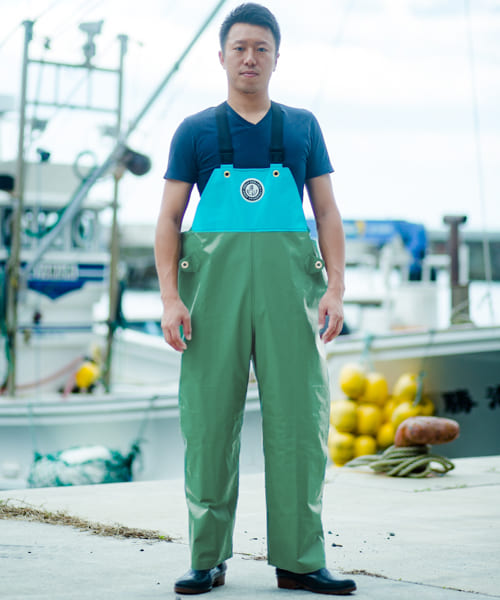 FISHERMAN JAPAN×URBAN RESEARCH　サロペットパンツ BLK×GRY M