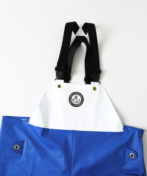 FISHERMAN JAPAN×URBAN RESEARCH　サロペットパンツ BLK×GRY M