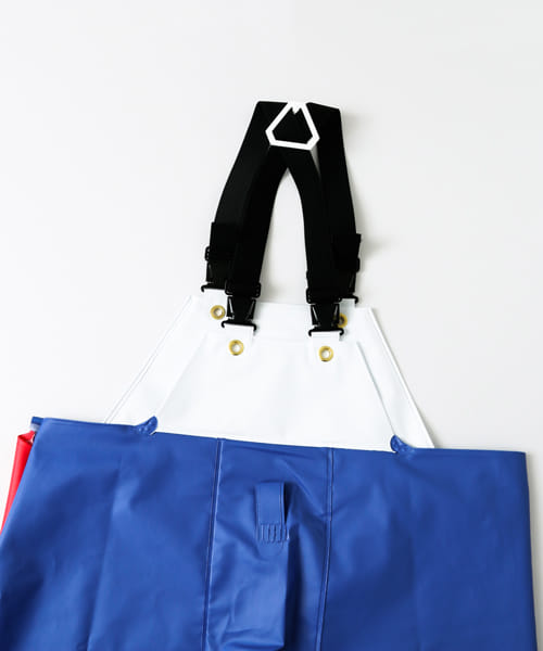 FISHERMAN JAPAN×URBAN RESEARCH　サロペットパンツ BLK×GRY LL