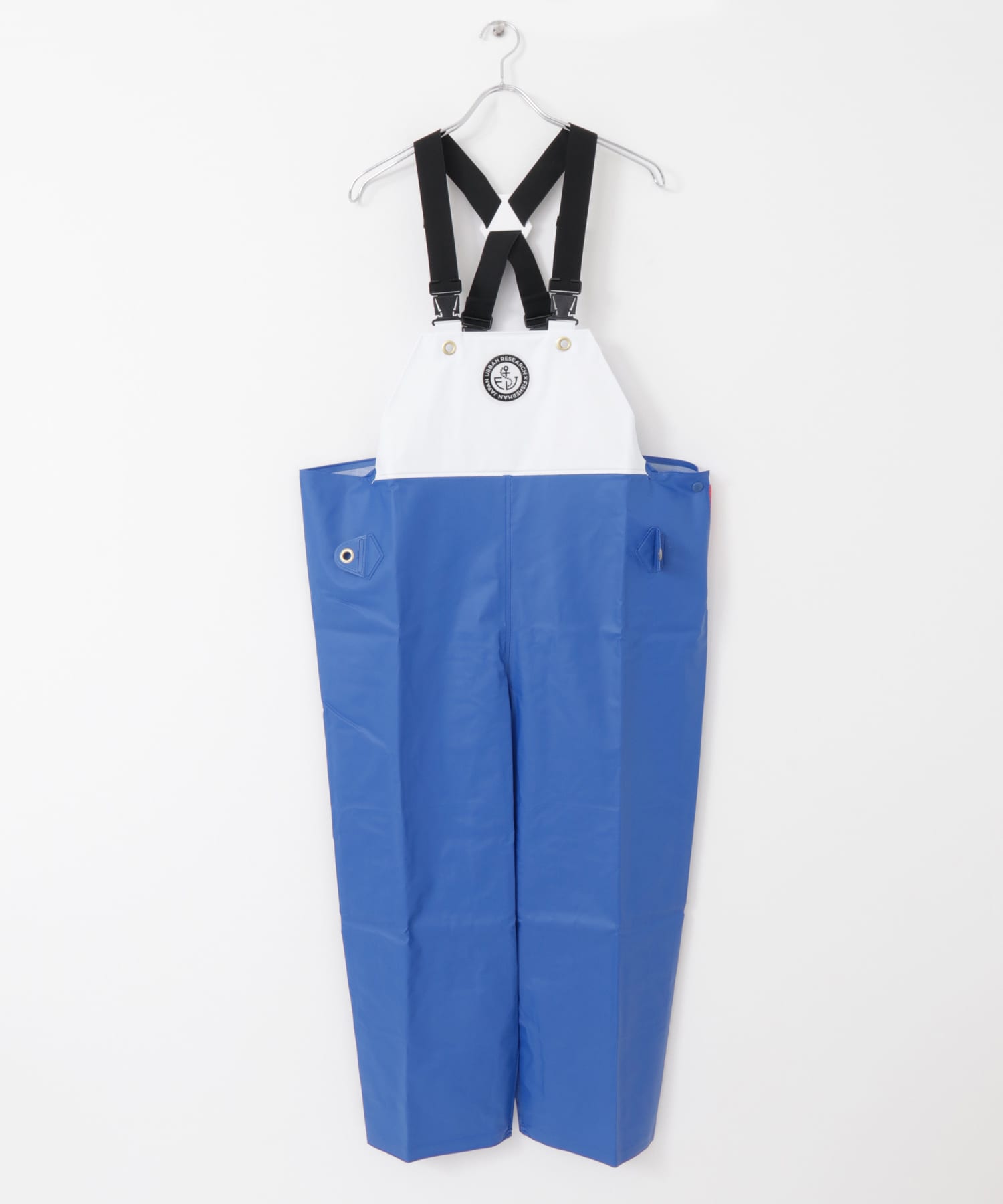 FISHERMAN JAPAN×URBAN RESEARCH サロペットパンツ(M BLU×WHT): ボトム