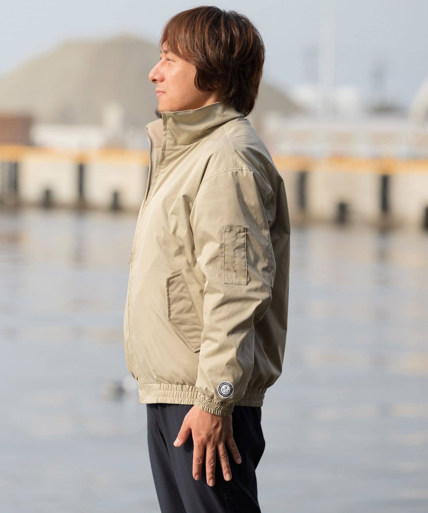 JAPAN MADE PROJECT　FISHERMAN BLOUSON BEIGE M