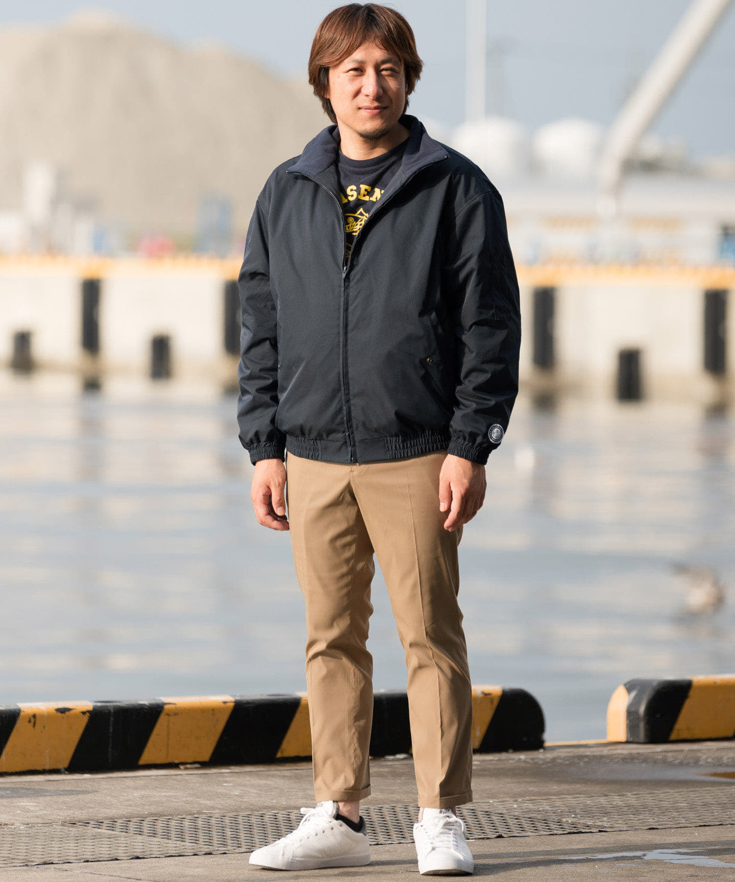 JAPAN MADE PROJECT　FISHERMAN BLOUSON NAVY M