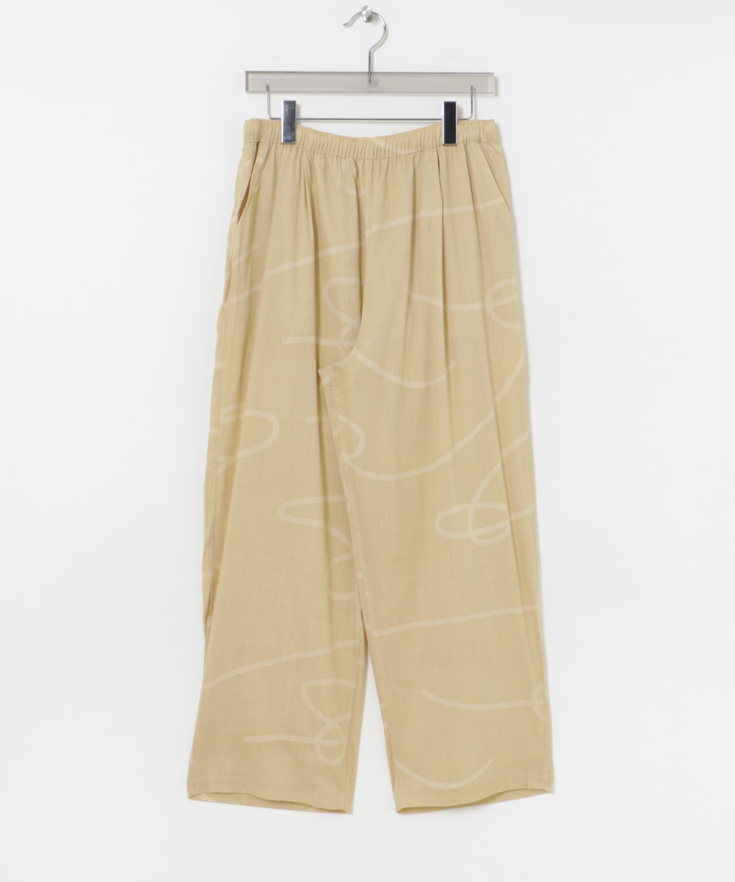 SENTO-GRASHI　「ゆ」pants (long) BEG×OFF M/L