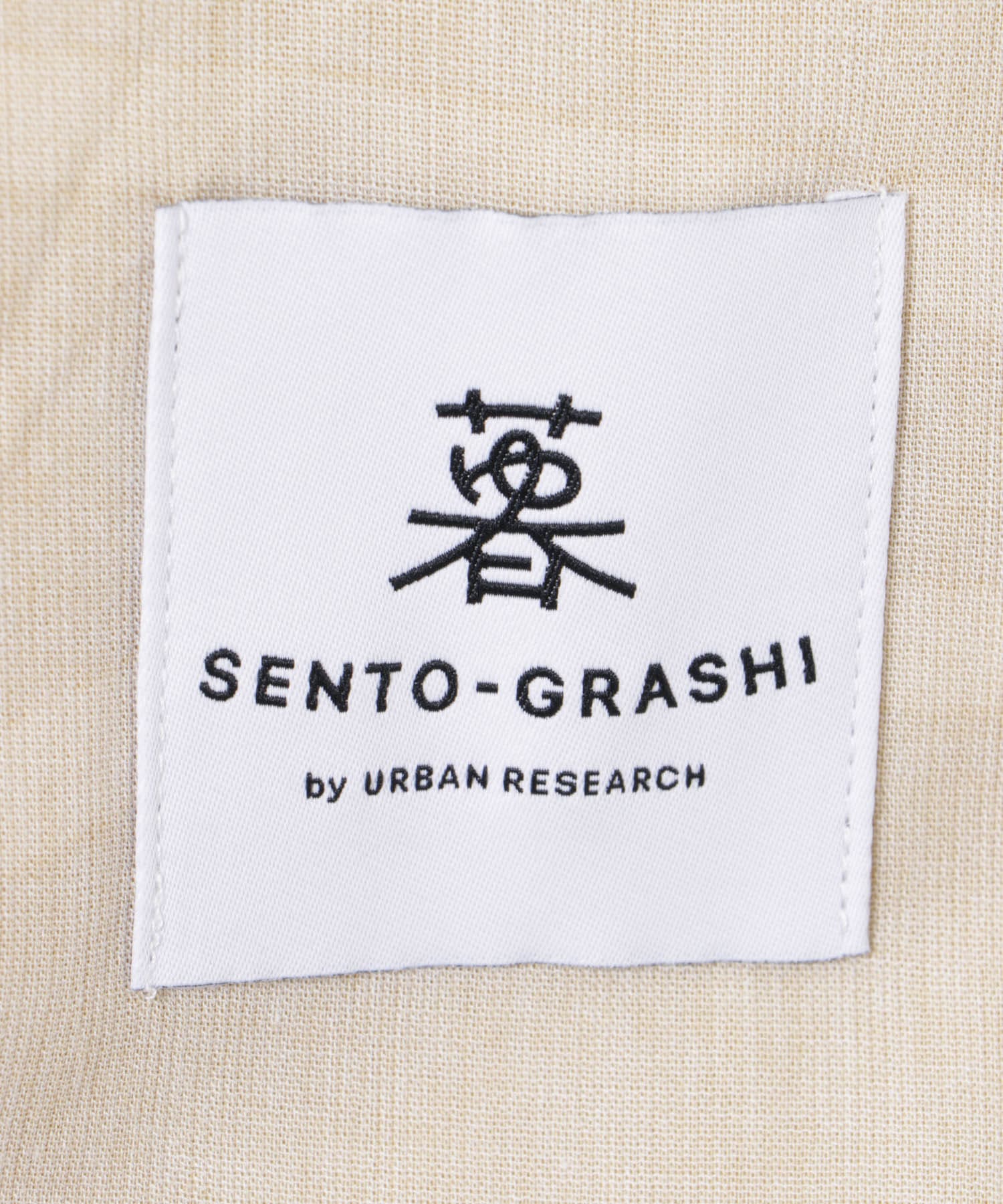 SENTO-GRASHI　「ゆ」pants (long) BEG×OFF M/L