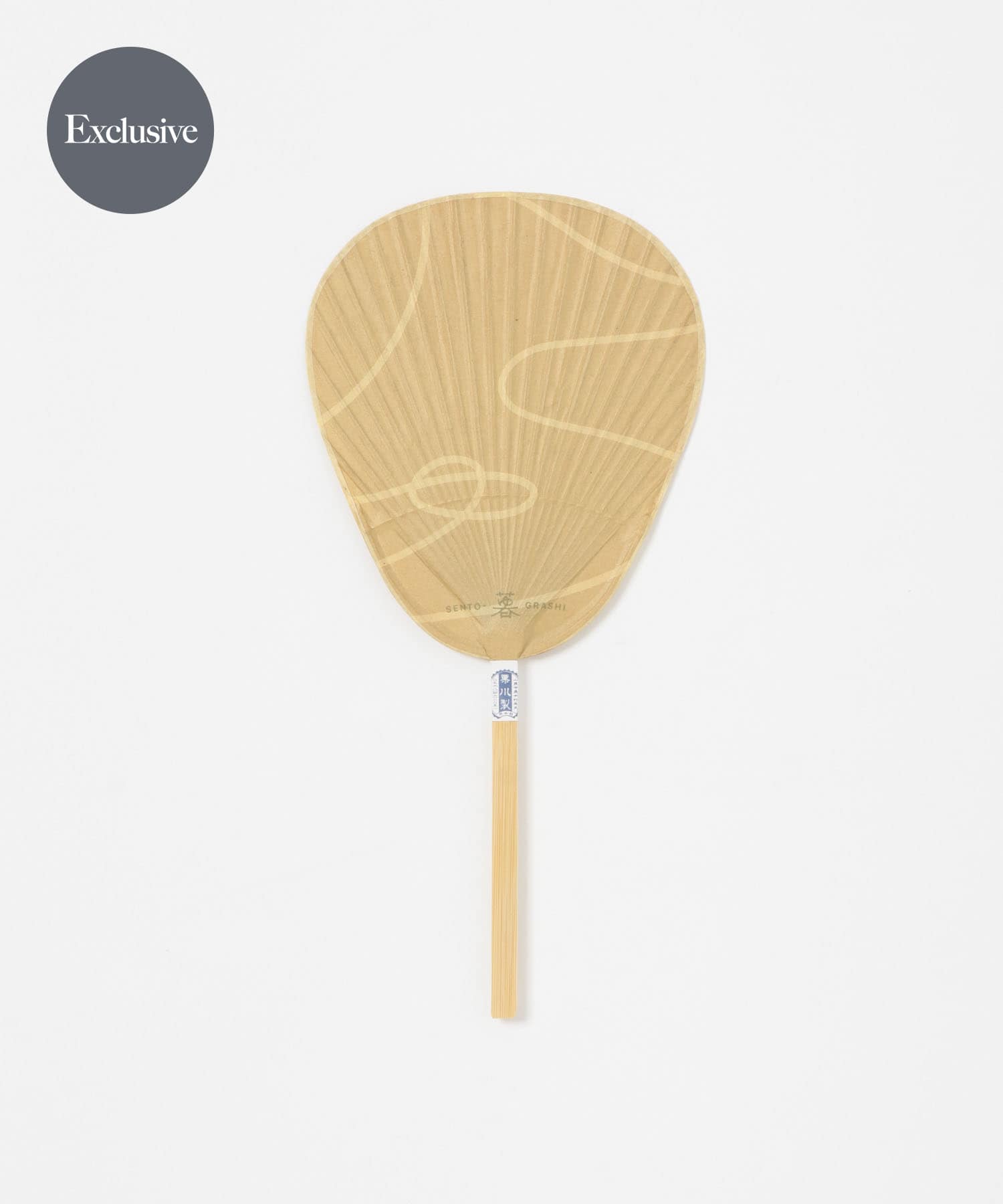 『別注』栗川商店×URBAN RESEARCH　「ゆ」uchiwa BEG×OFF one