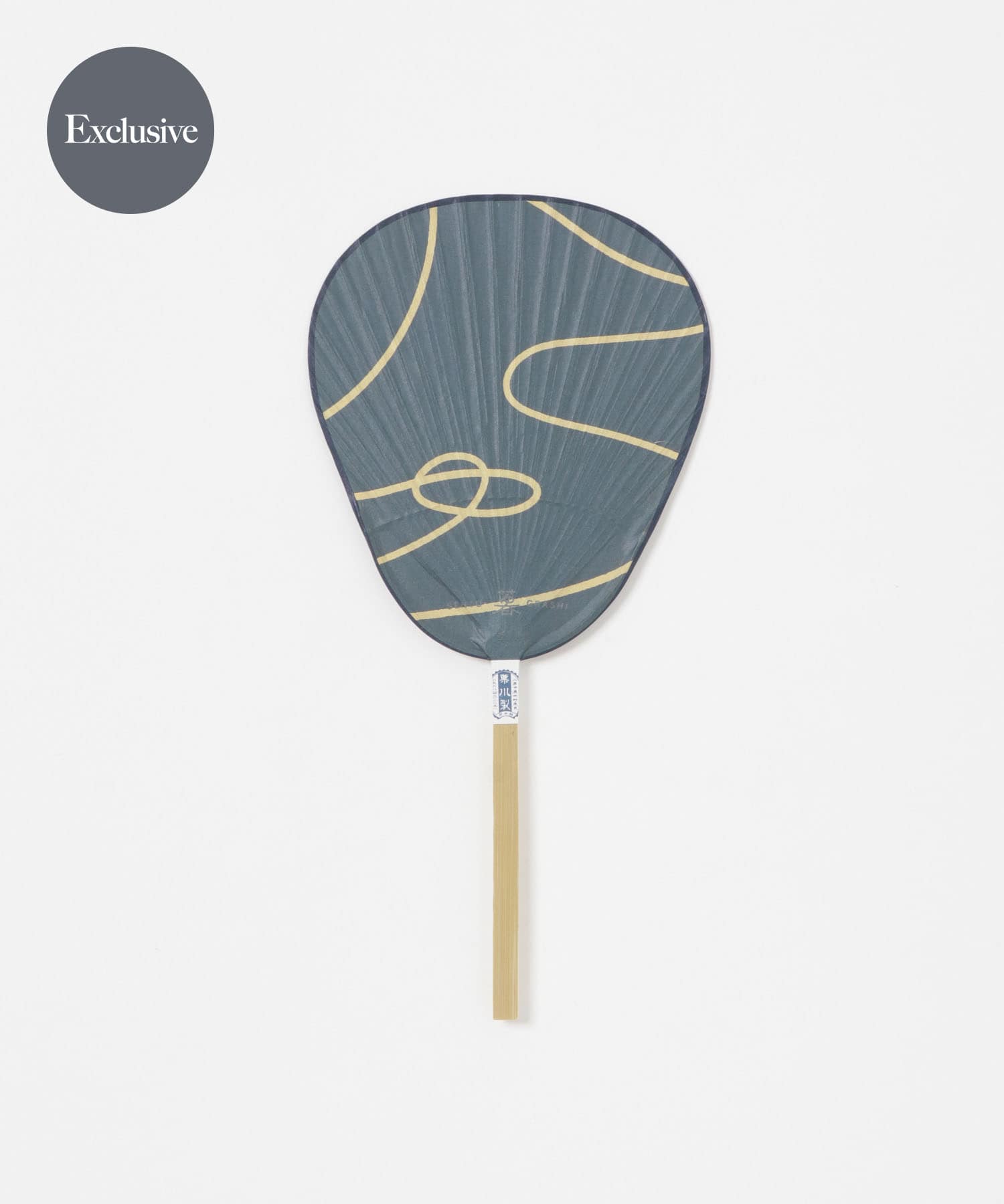 『別注』栗川商店×URBAN RESEARCH　「ゆ」uchiwa BLU×OFF one