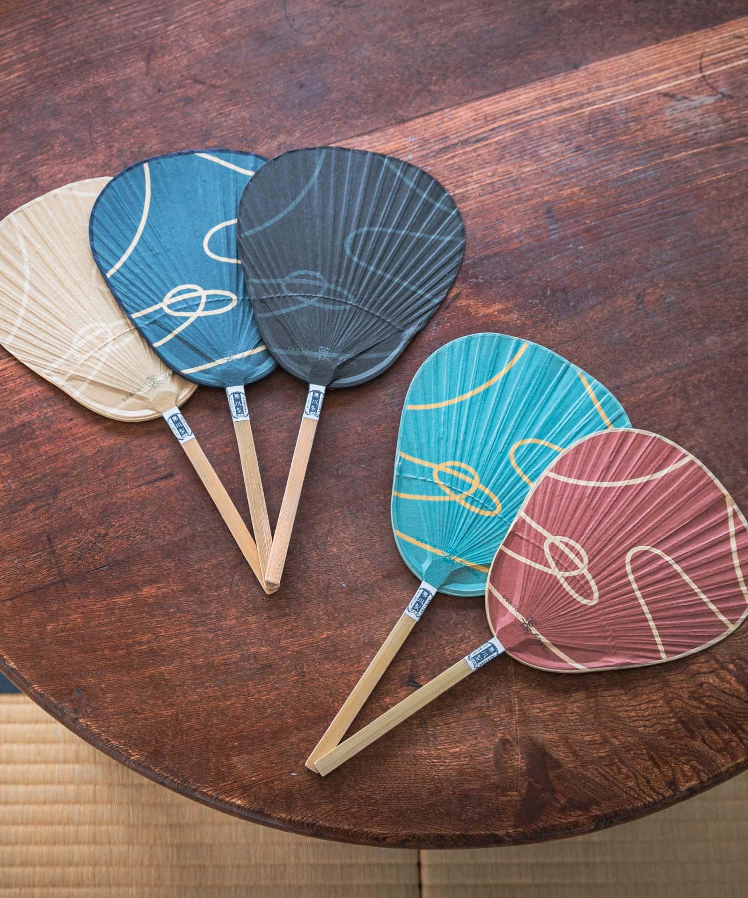 『別注』栗川商店×URBAN RESEARCH　「ゆ」uchiwa BLK×CCL one