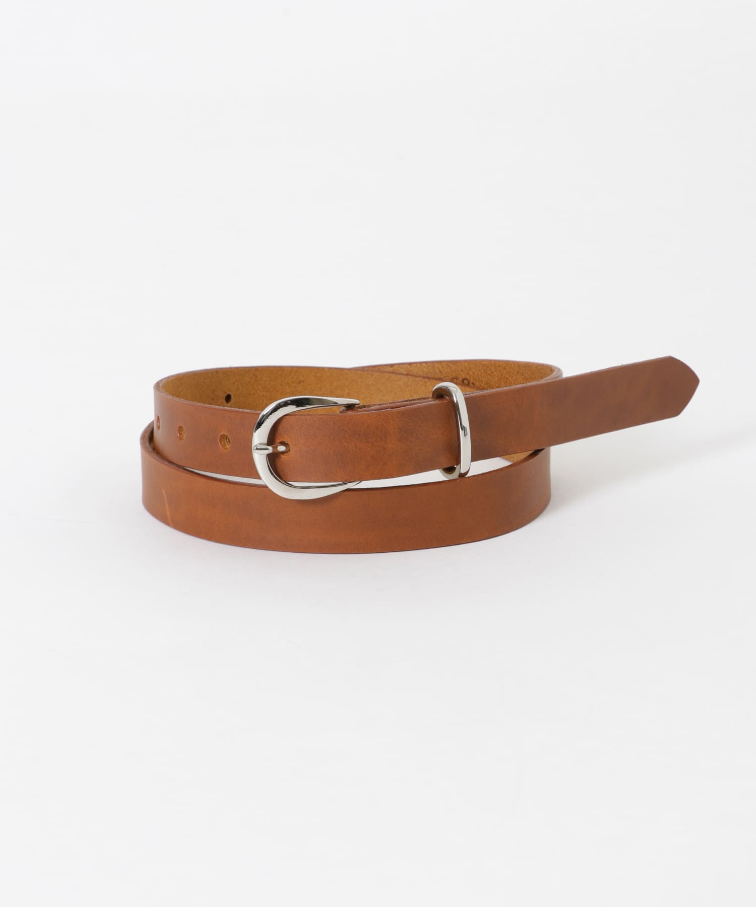 『別注』MASTER&Co.×URBAN RESEARCH　SMOKED LEATHER BELT 83 BROWN 32