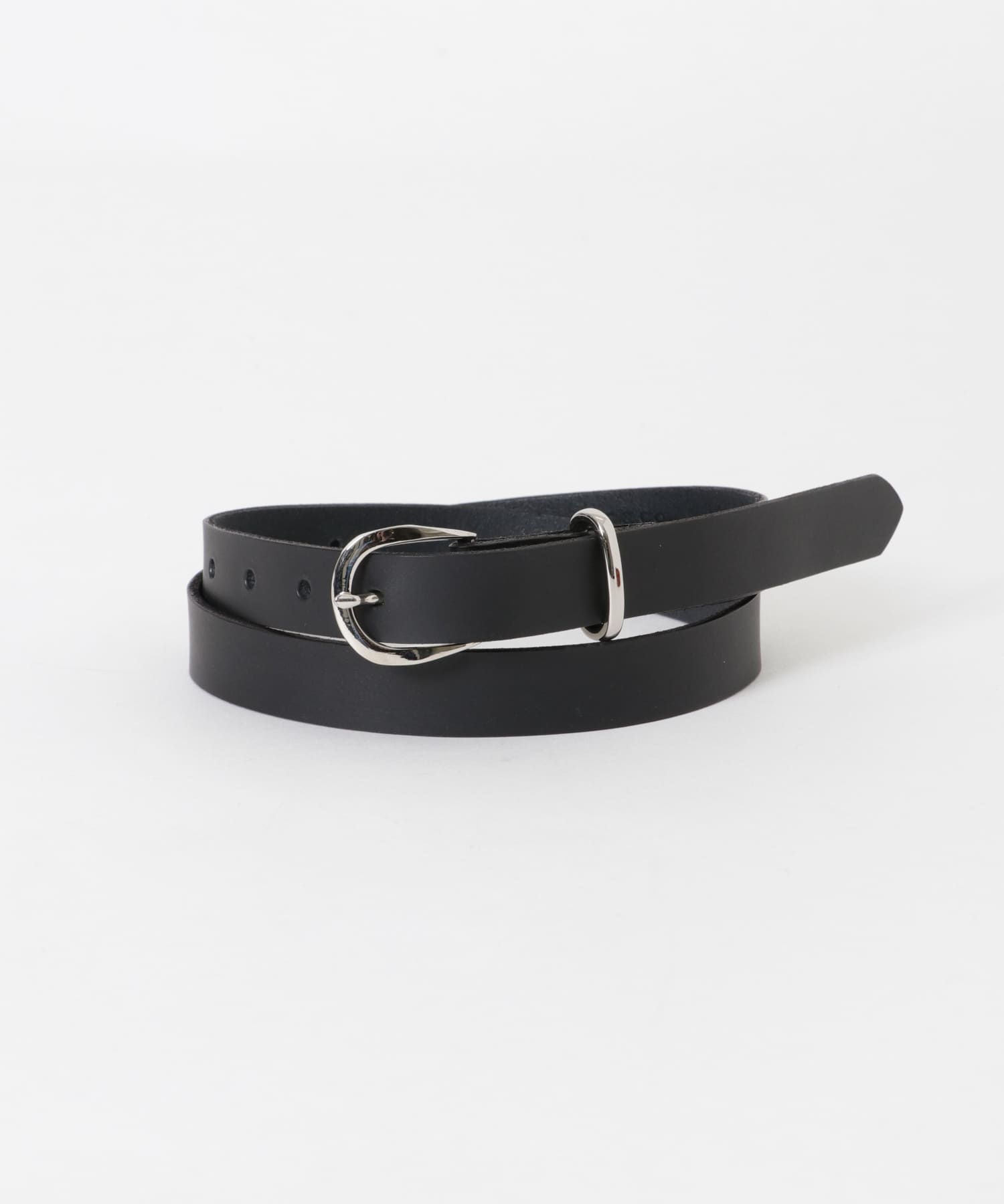 『別注』MASTER&Co.×URBAN RESEARCH　SMOKED LEATHER BELT 99 BLACK 32