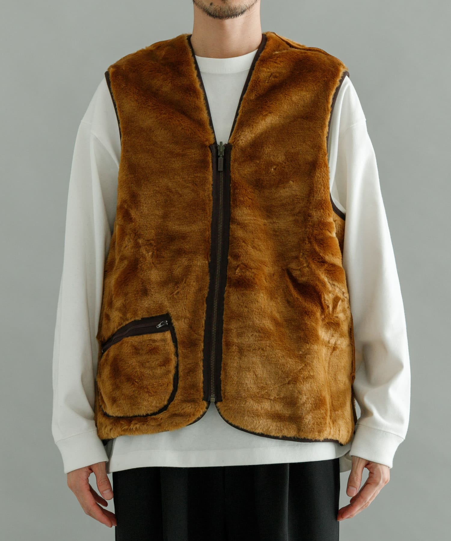 Barbour warm pile zip-in liner(36 BROWN): アウター｜URBAN RESEARCH