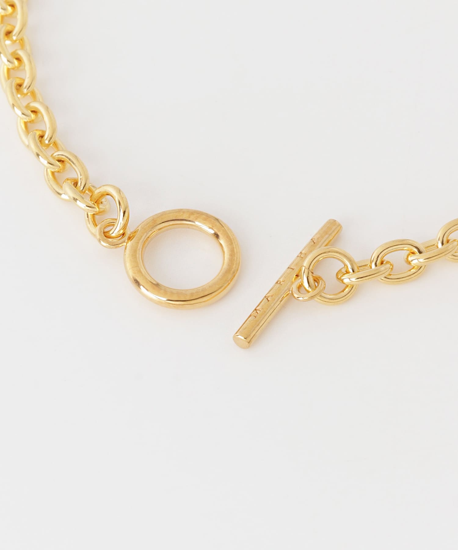 MARIHA ケーブルチェーンブレスレット Zeus(- GD): アクセサリー