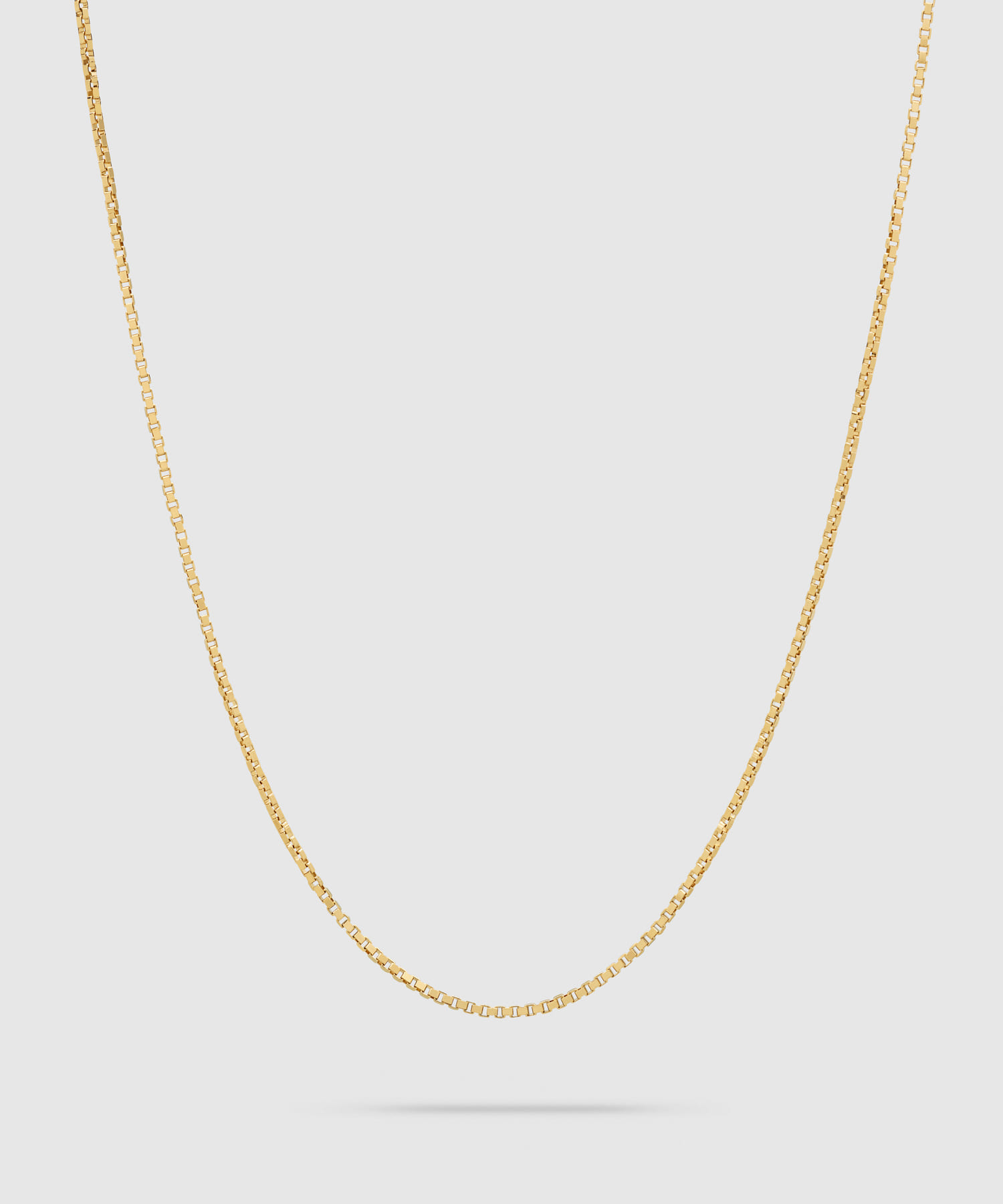 TOM WOOD Square Chain Gold Necklace