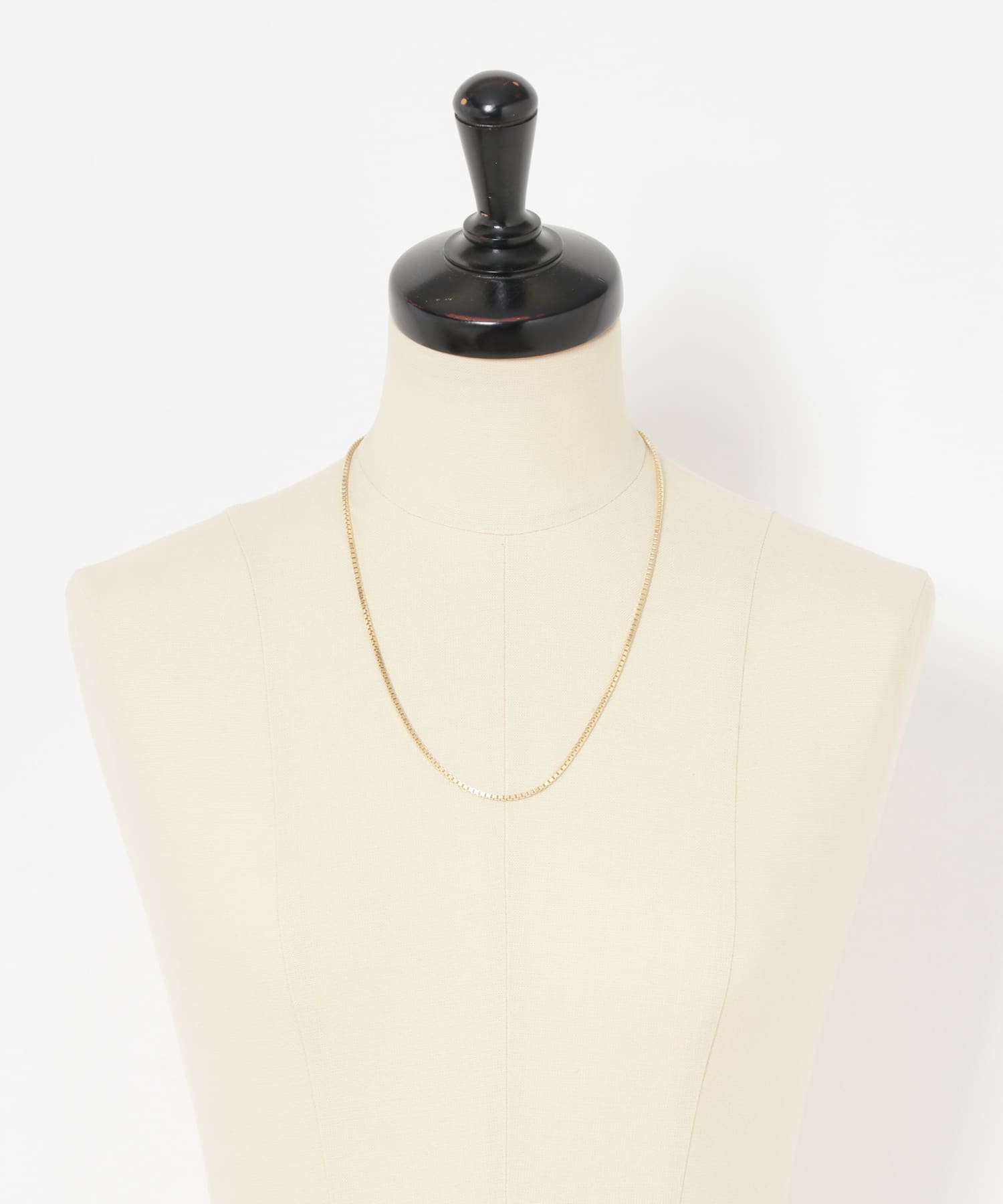 TOM WOOD　Square Chain Gold Necklace GOLD 20.5
