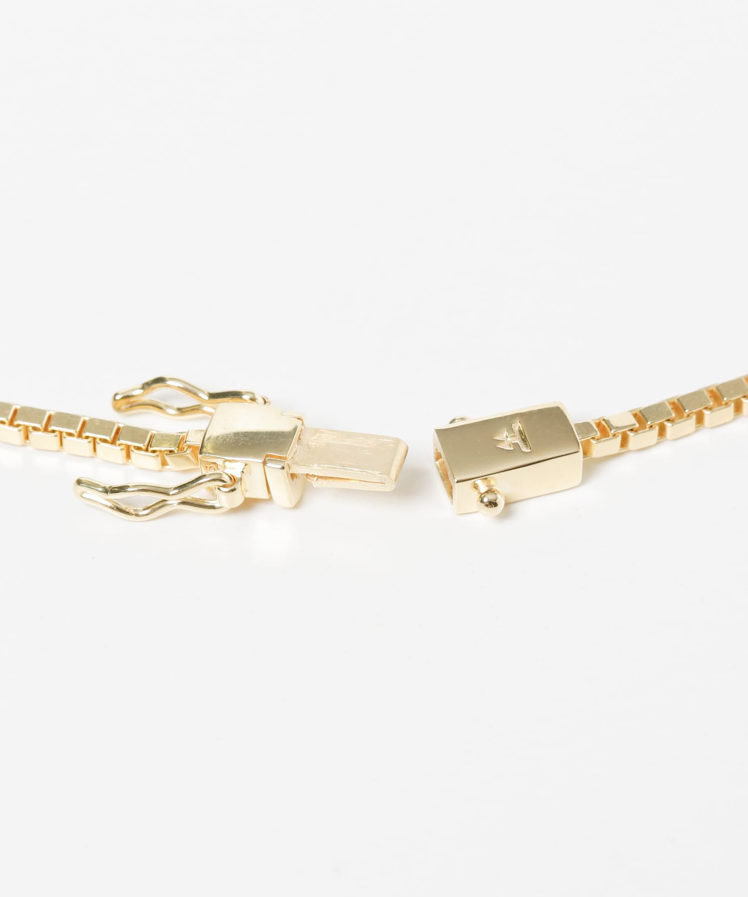 TOM WOOD　Square Chain Gold Necklace GOLD 20.5