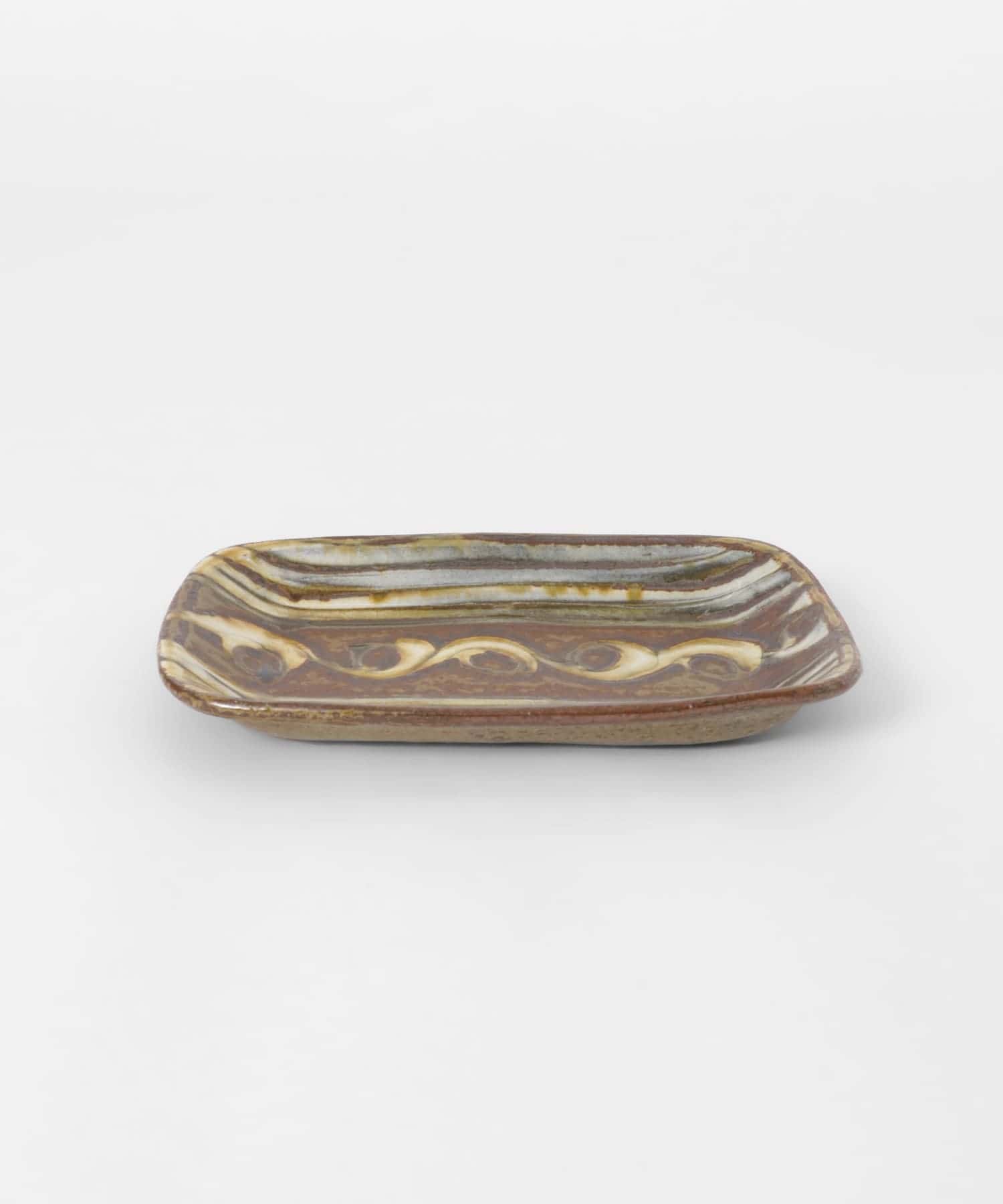 小代焼井上尚之　スリップ角皿大 その他1 -