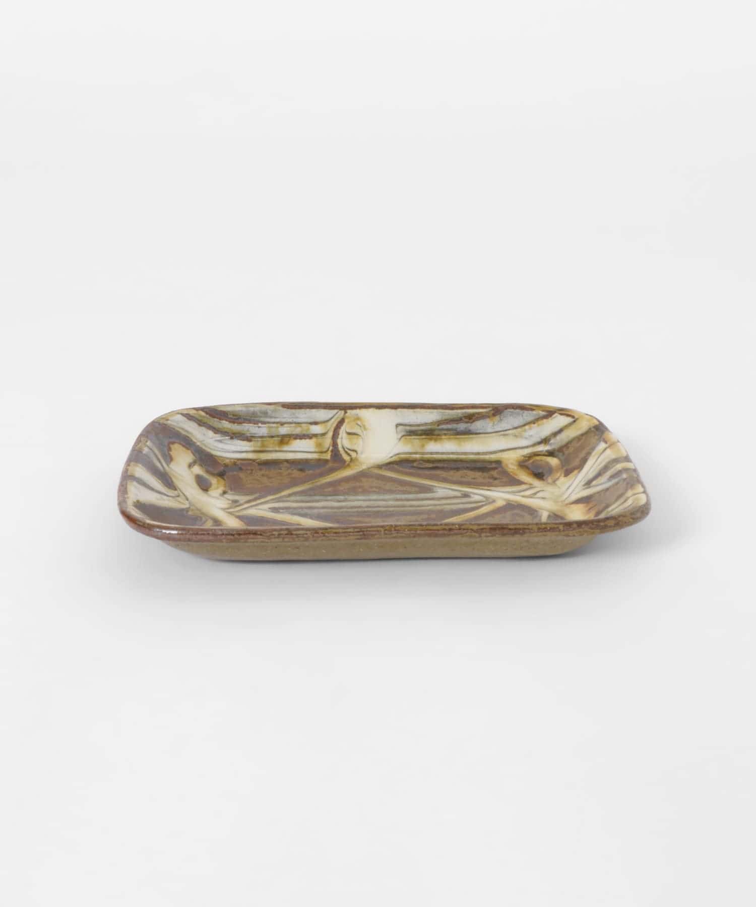 小代焼井上尚之　スリップ角皿大 その他2 -