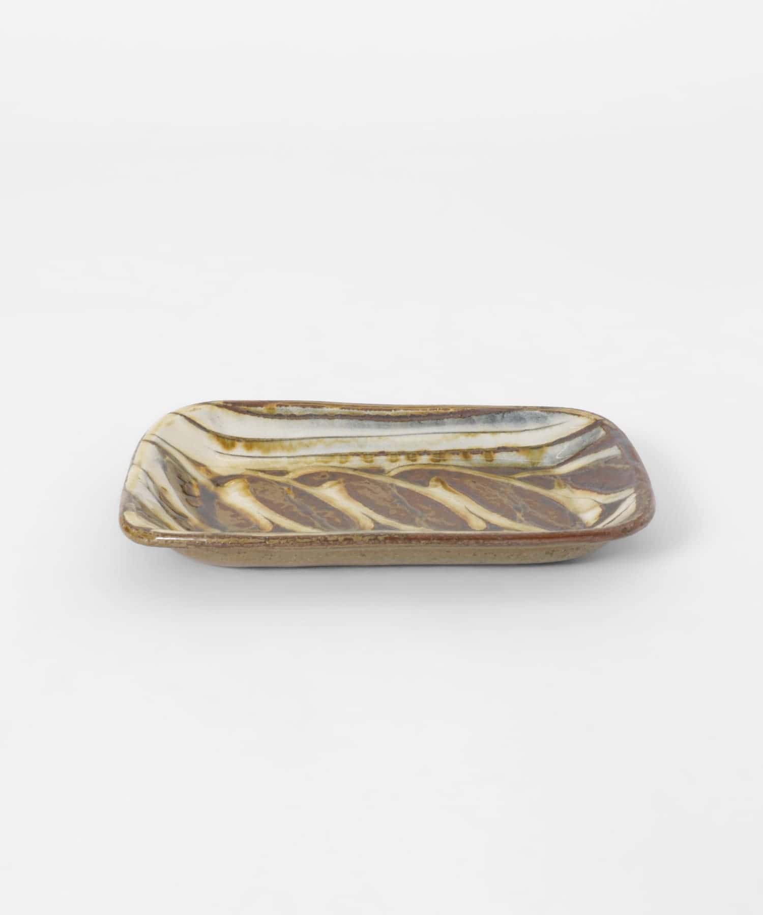 小代焼井上尚之　スリップ角皿大 その他3 -