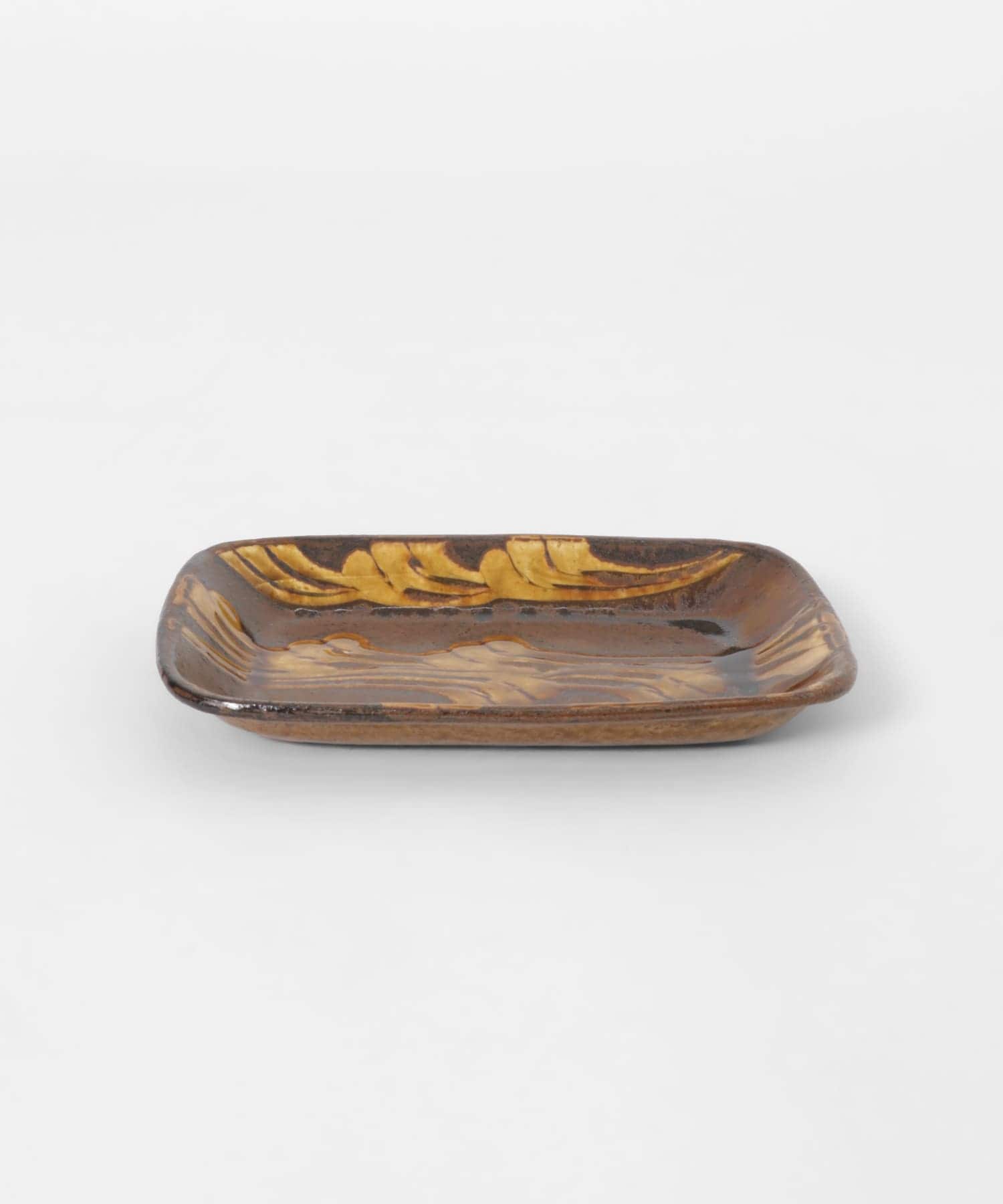 小代焼井上尚之　スリップ角皿大 その他5 -