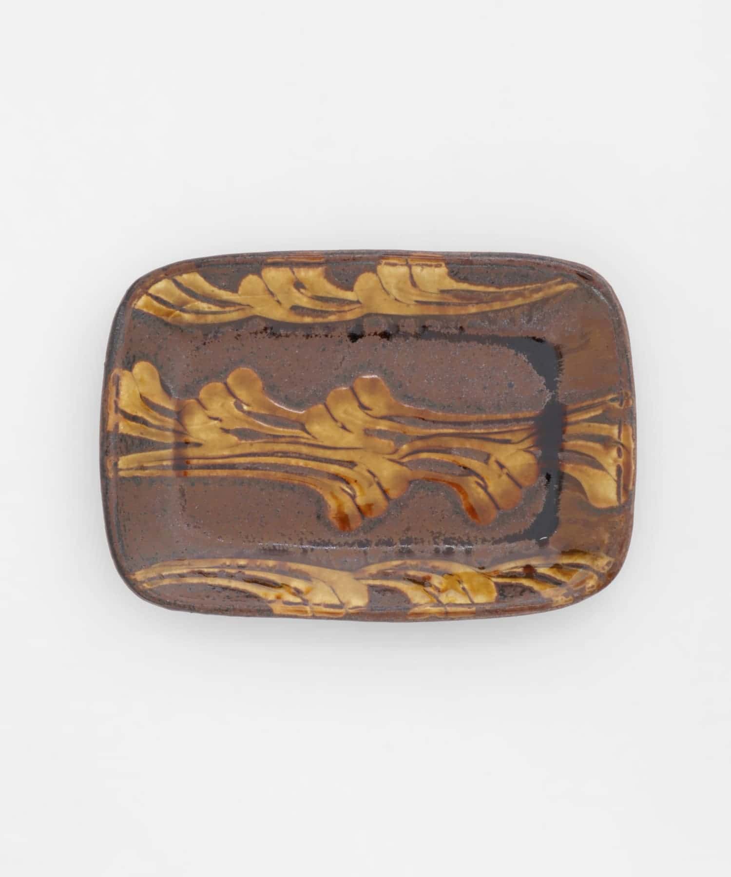 小代焼井上尚之　スリップ角皿大 その他5 -