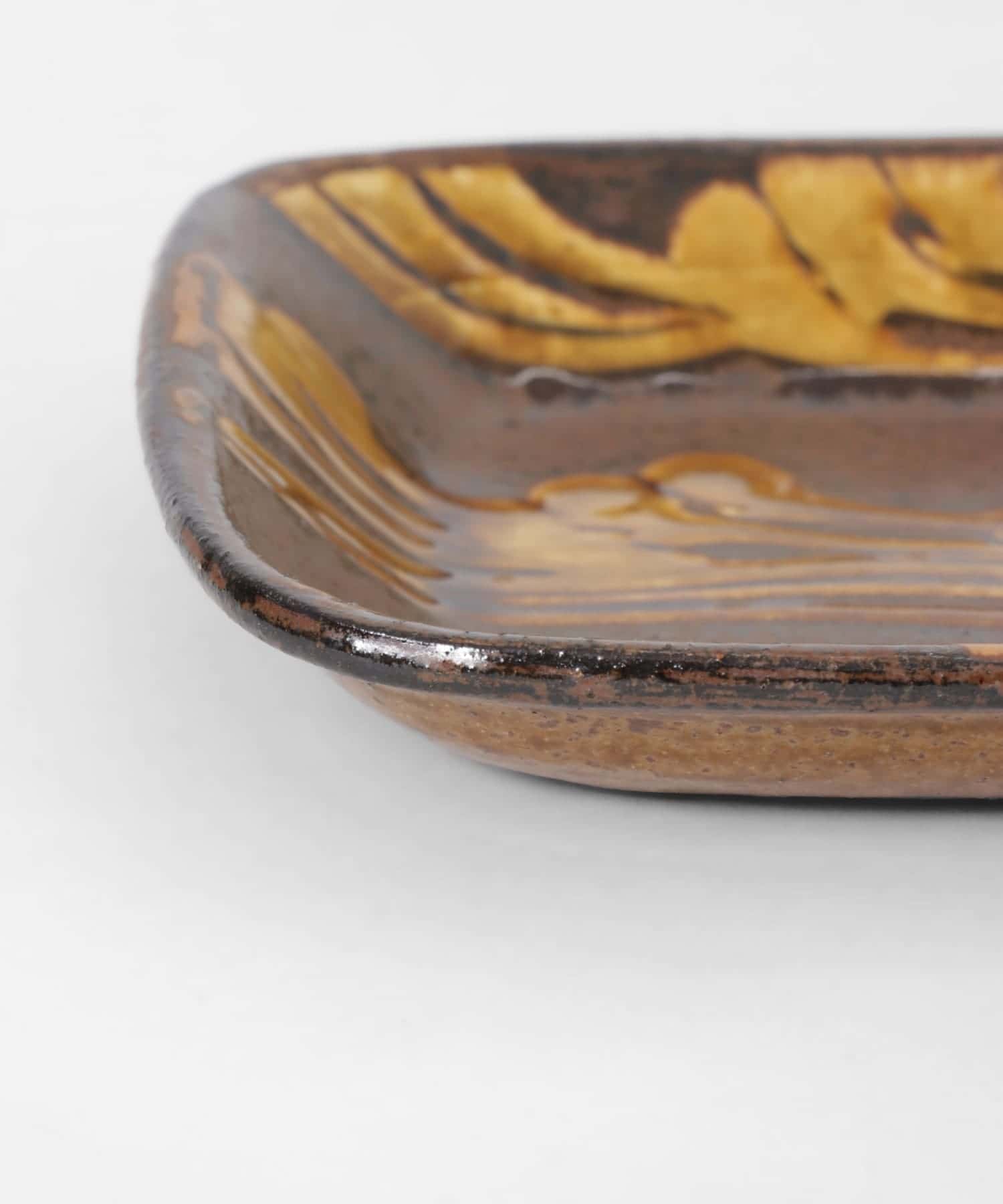 小代焼井上尚之　スリップ角皿大 その他5 -