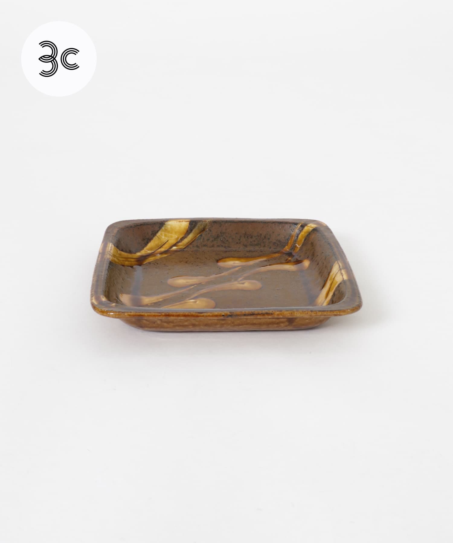 小代焼井上尚之　スリップ正方皿 その他1 -