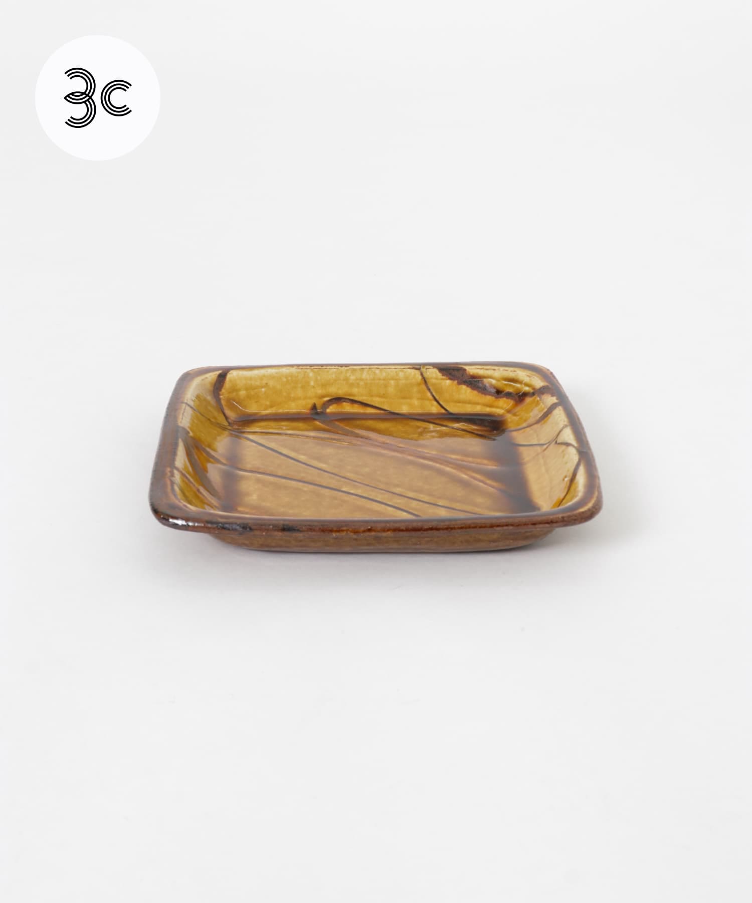 小代焼井上尚之　スリップ正方皿 その他3 -