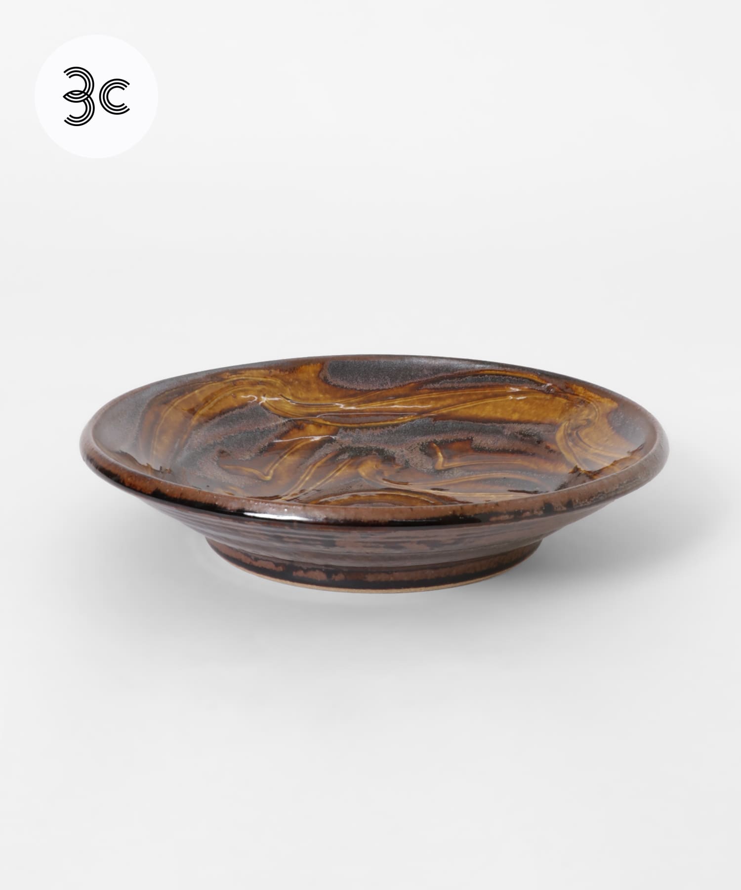 小代焼井上尚之　尺皿