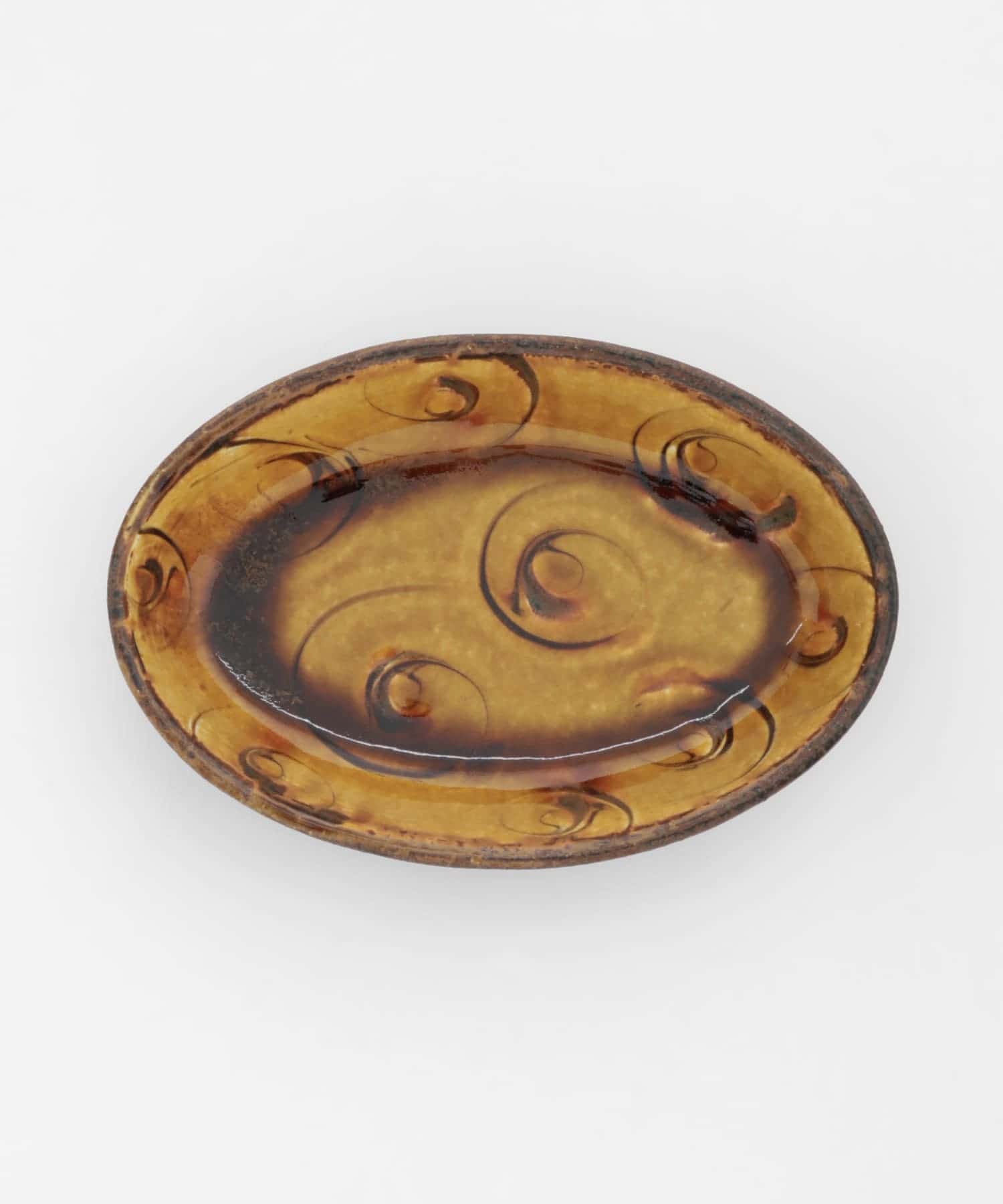 小代焼井上尚之　スリップ楕円鉢小 その他9 -