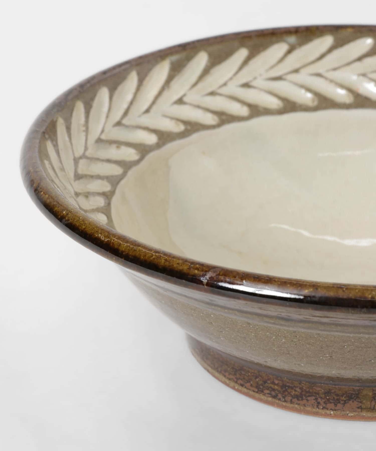 小代焼井上尚之　八寸鉢 - -