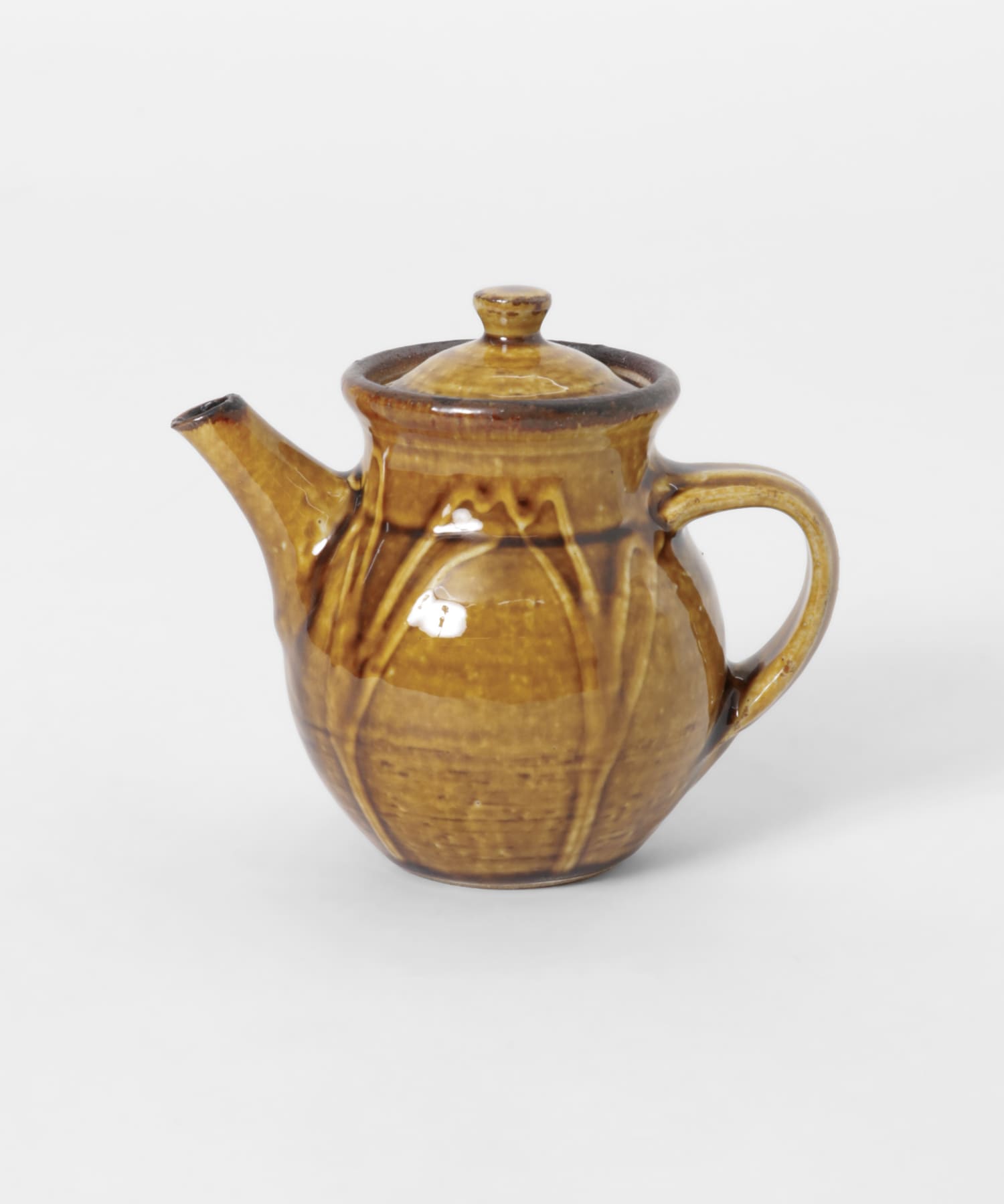 小代焼井上尚之　ポット大 - -