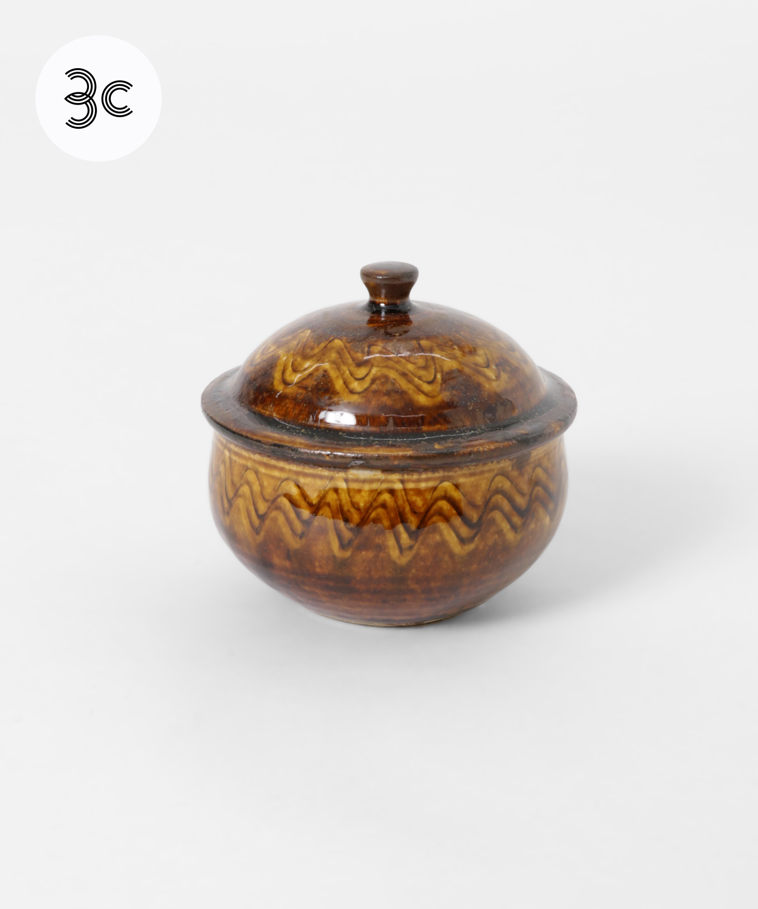 小代焼井上尚之　ふたもの中