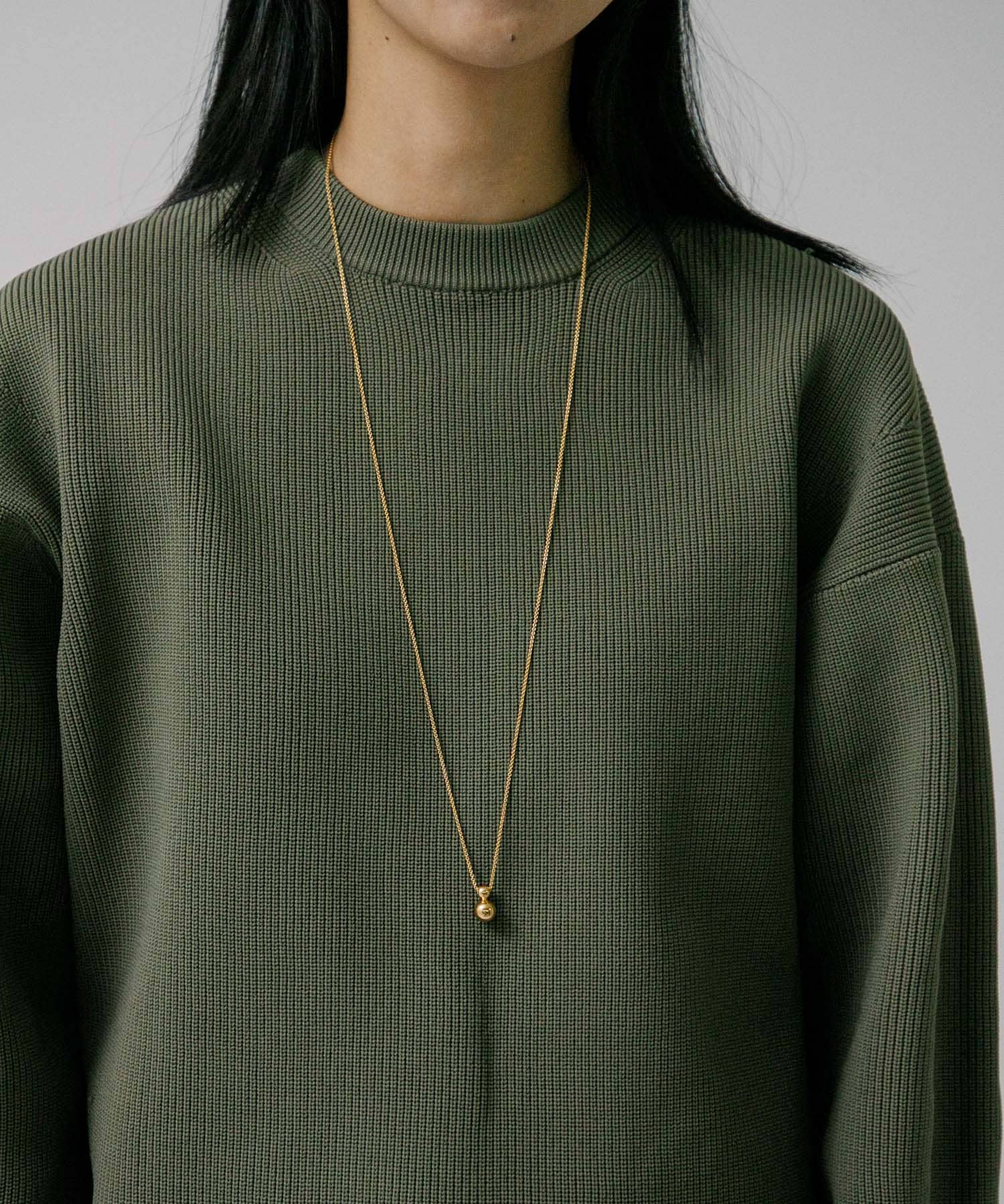 『別注』Naotokojima×URBAN RESEARCH　long ball necklace GOLD -