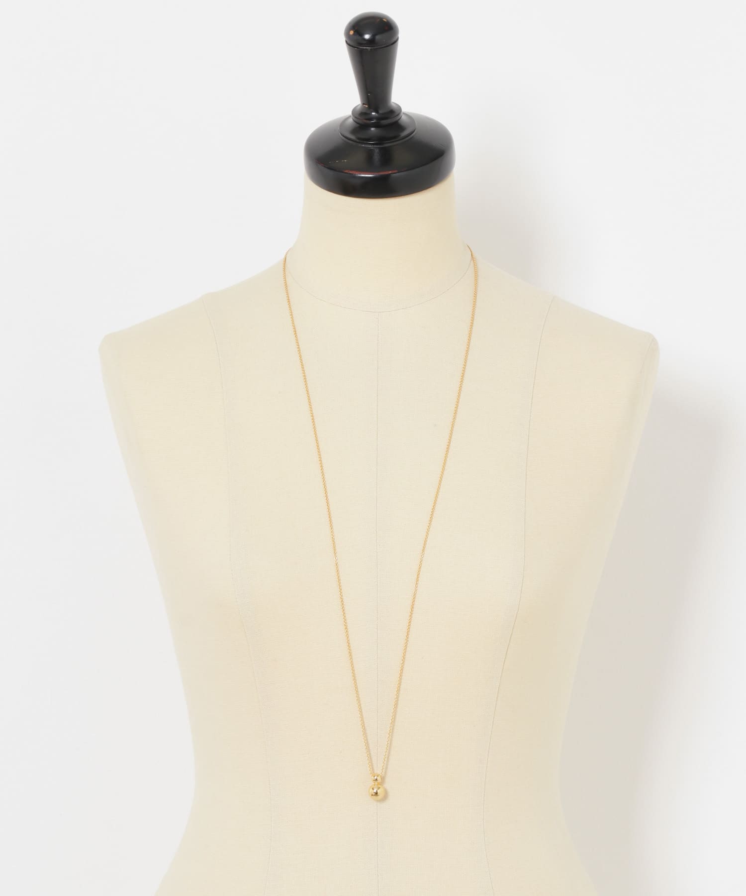 『別注』Naotokojima×URBAN RESEARCH　long ball necklace GOLD -