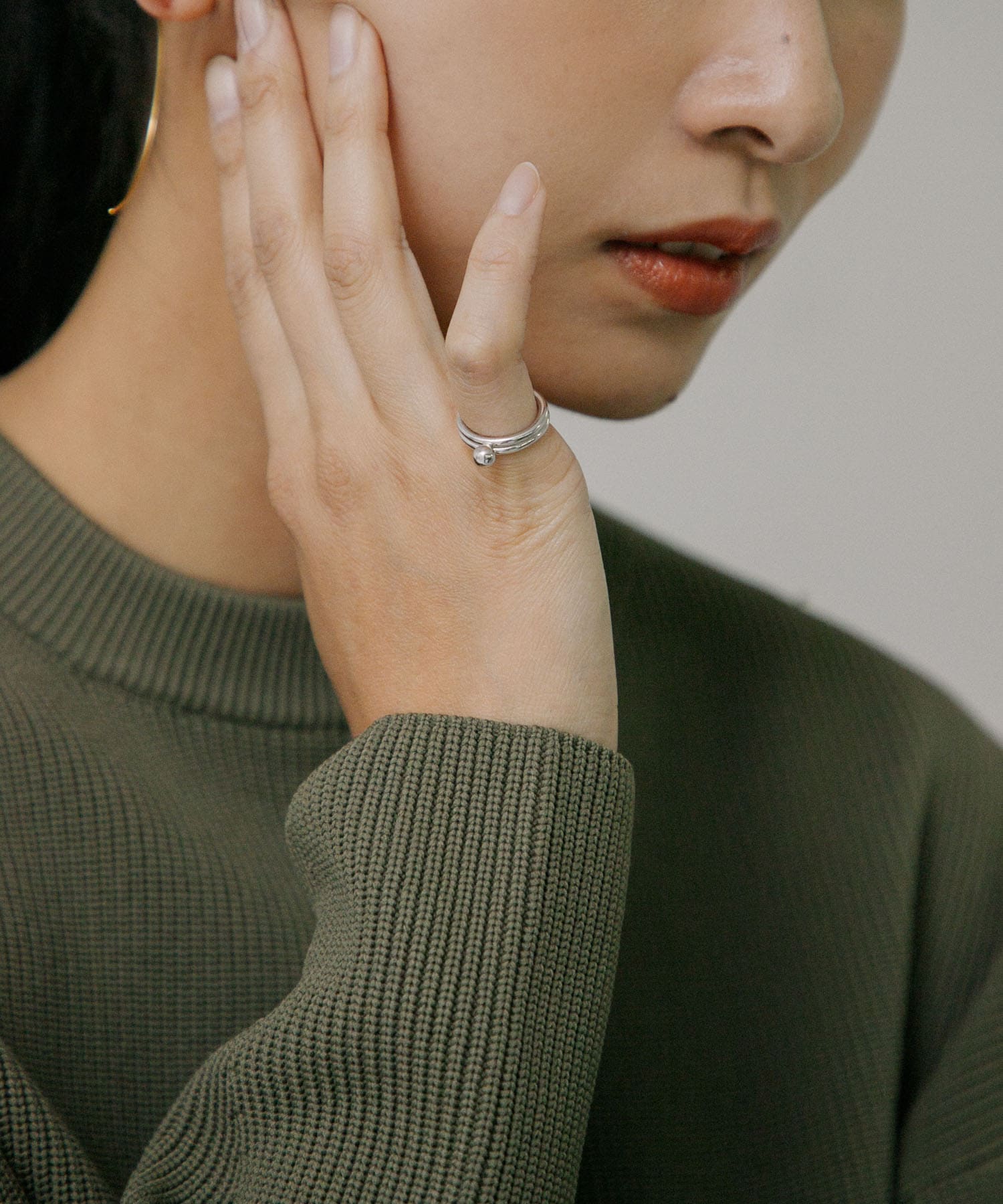『別注』Naotokojima×URBAN RESEARCH　ball p ring SILVER 5
