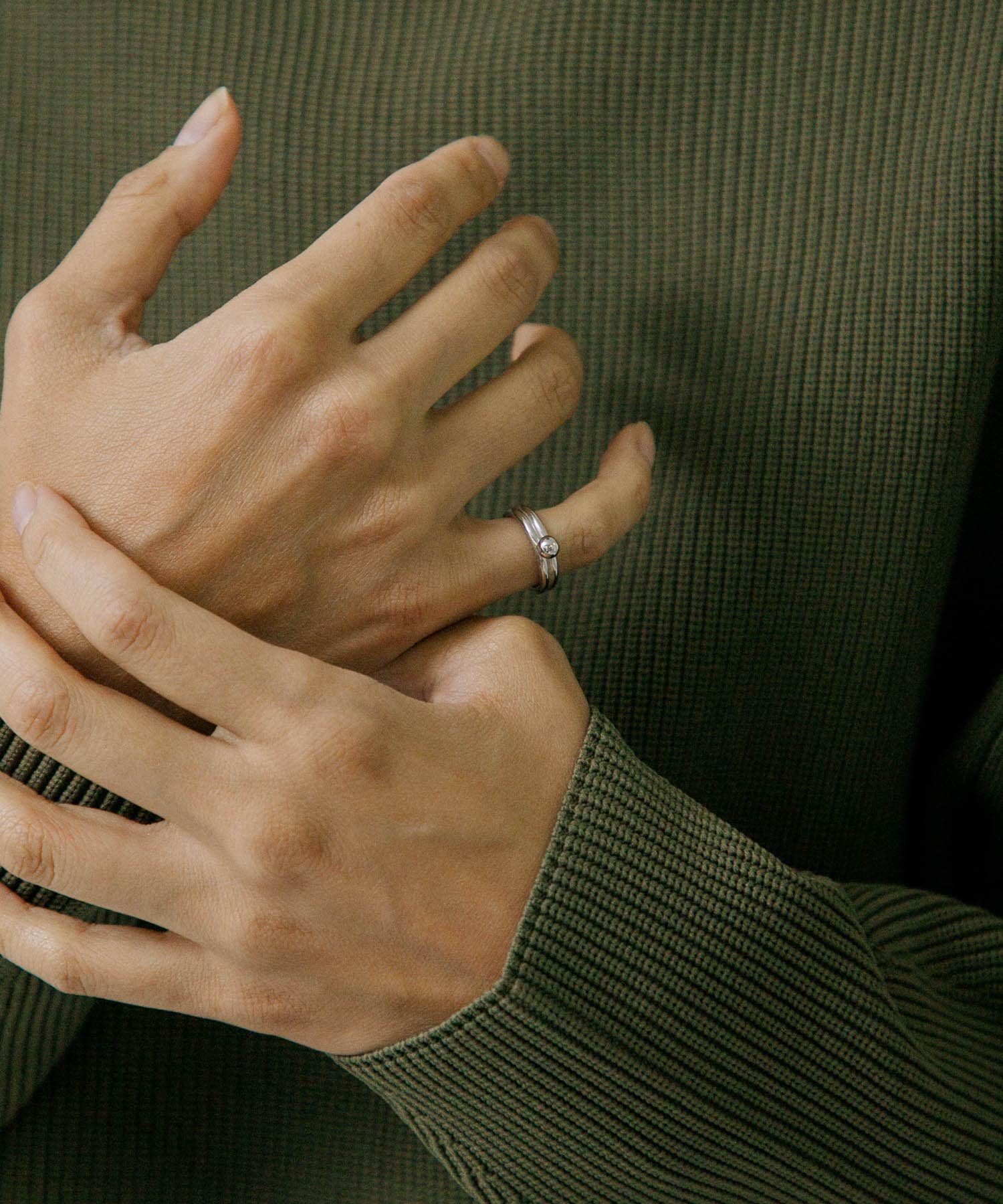 『別注』Naotokojima×URBAN RESEARCH　ball p ring SILVER 5