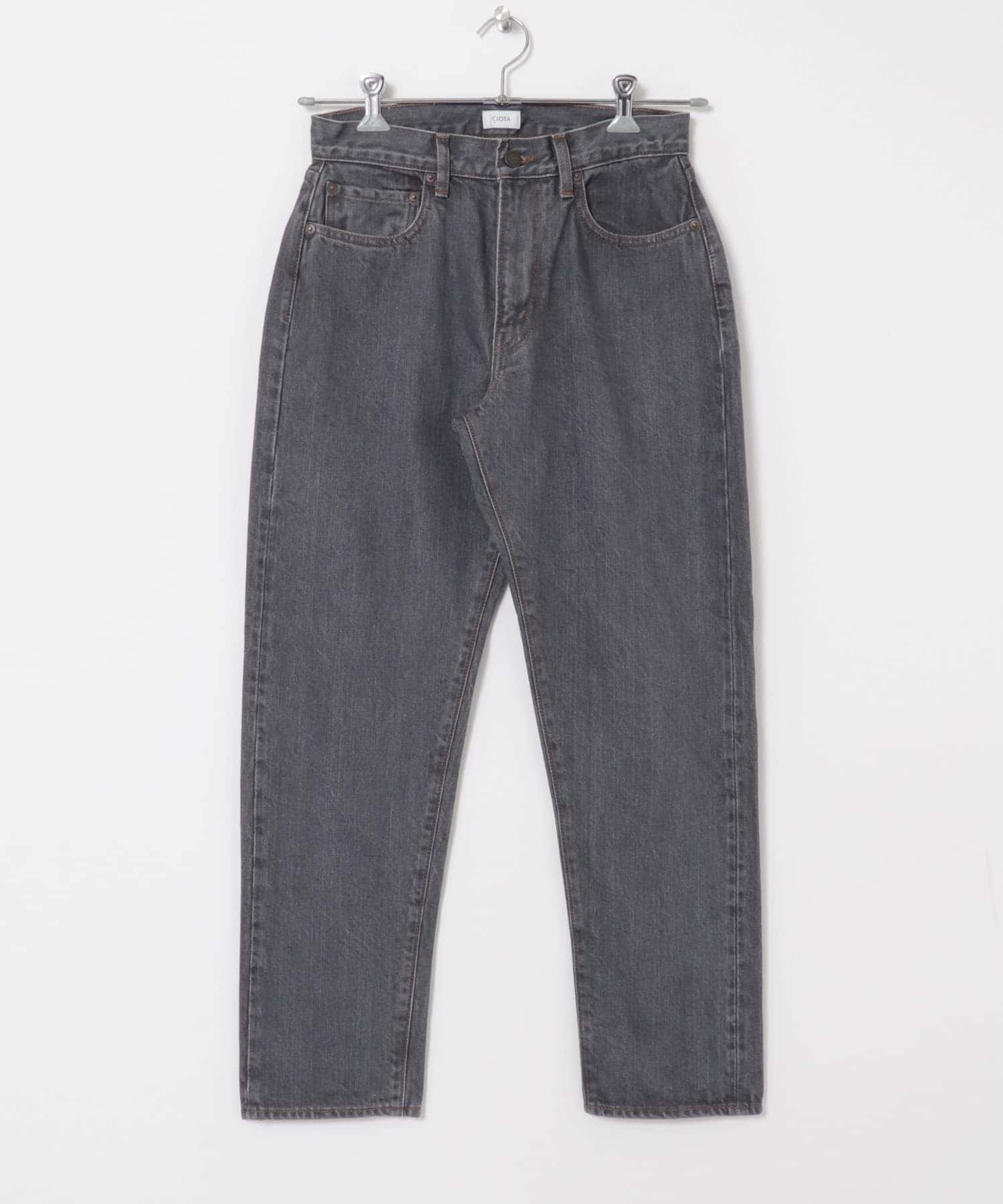 CIOTA　スビンコットン13.5ozテーパードデニム M GREY 27