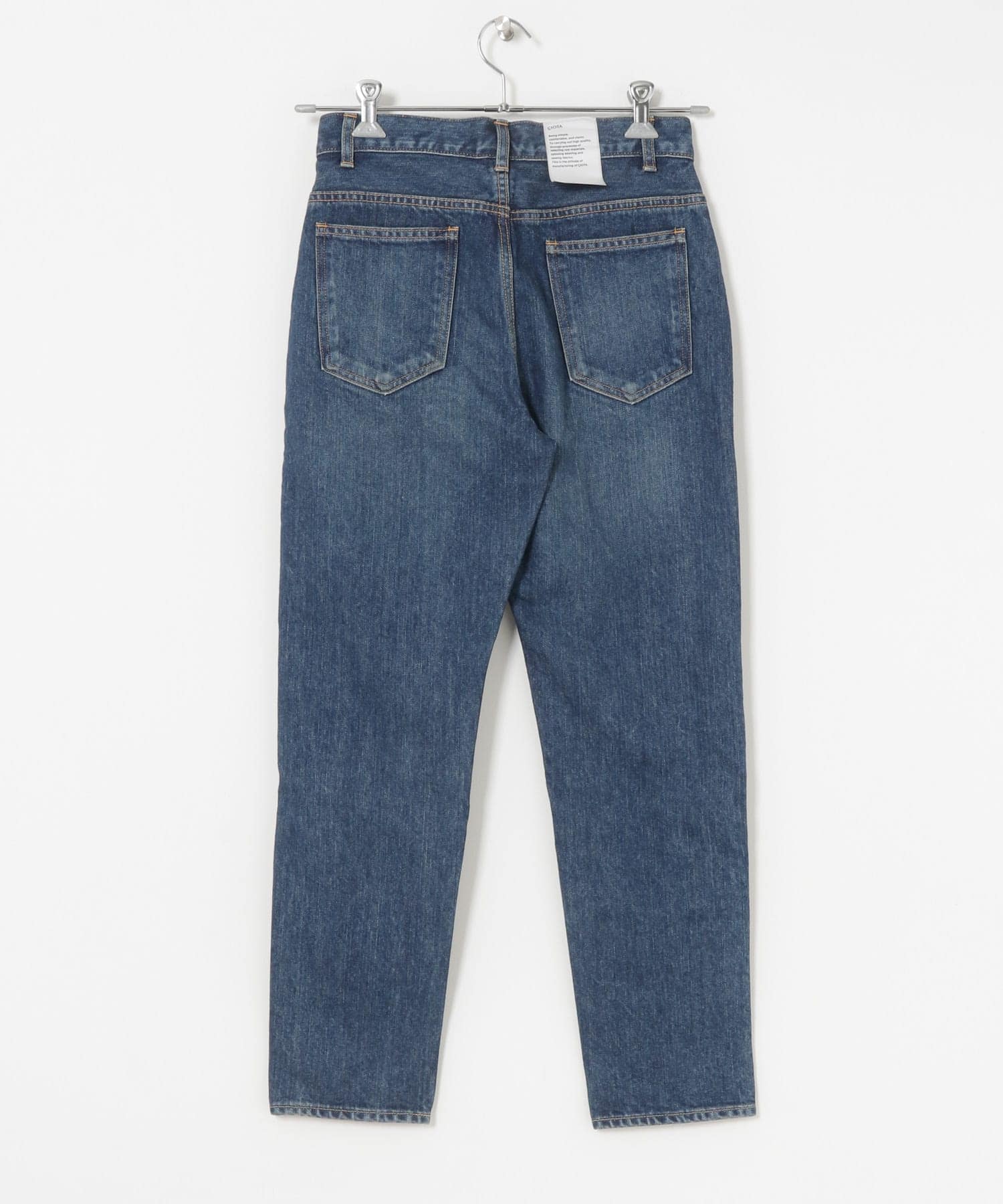 CIOTA　インディゴスビンコットンスリムデニム ダークブルー 27