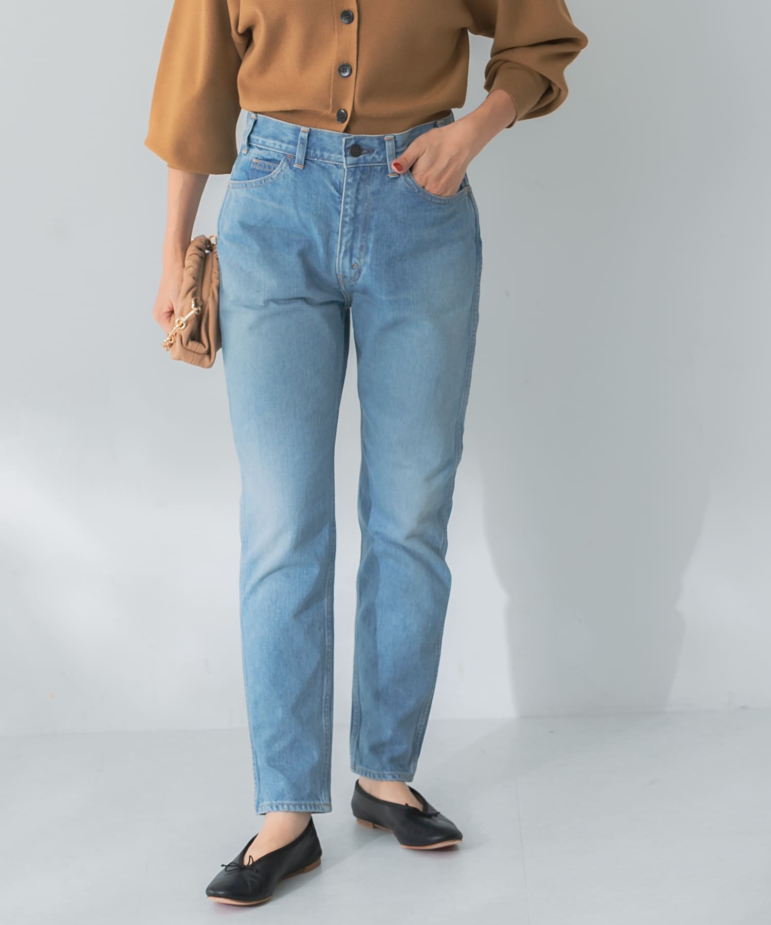 CIOTA　インディゴスビンコットンスリムデニム