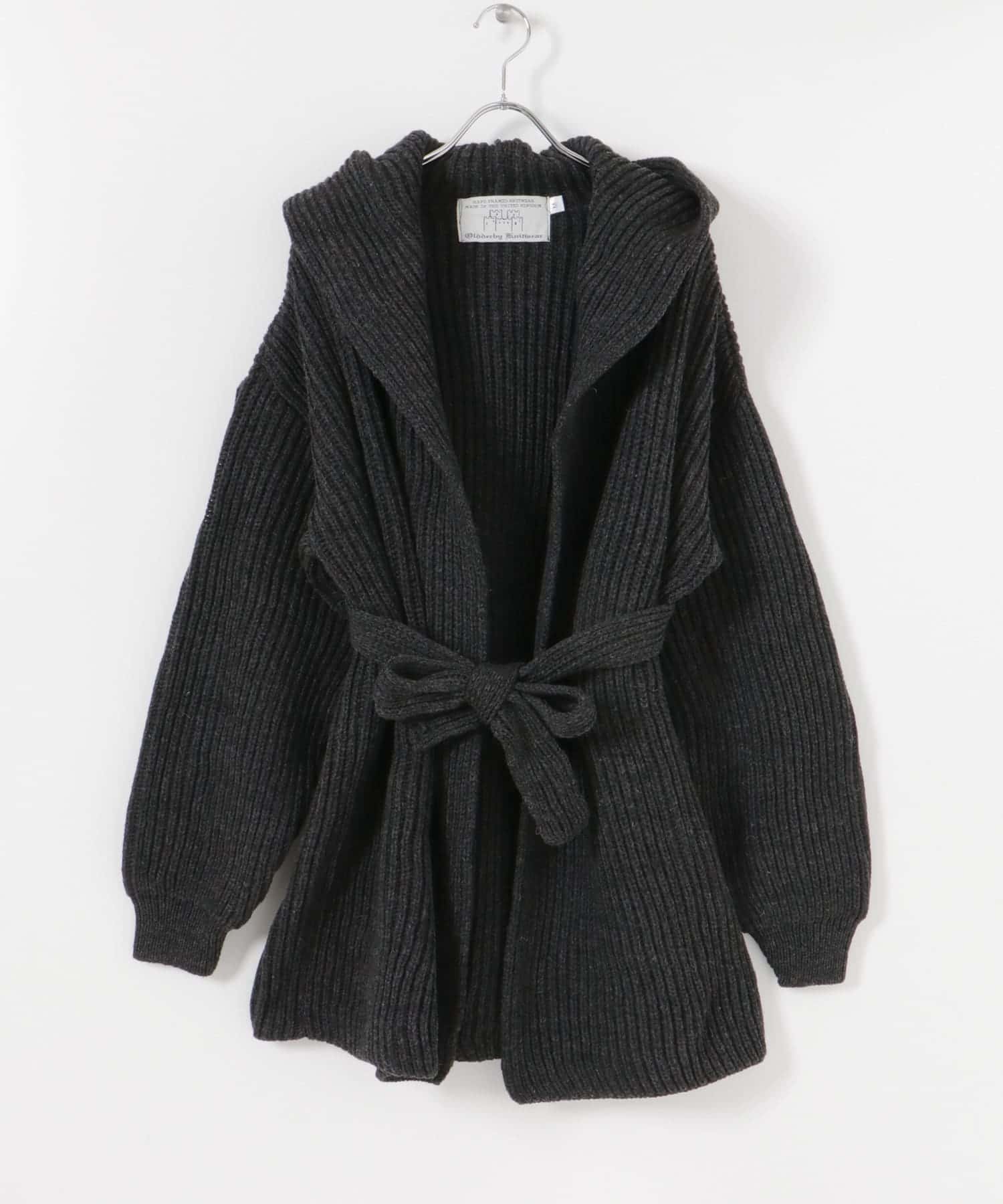 『別注』OLDDERBY KNITWEAR×UR　Open Front Hoodie